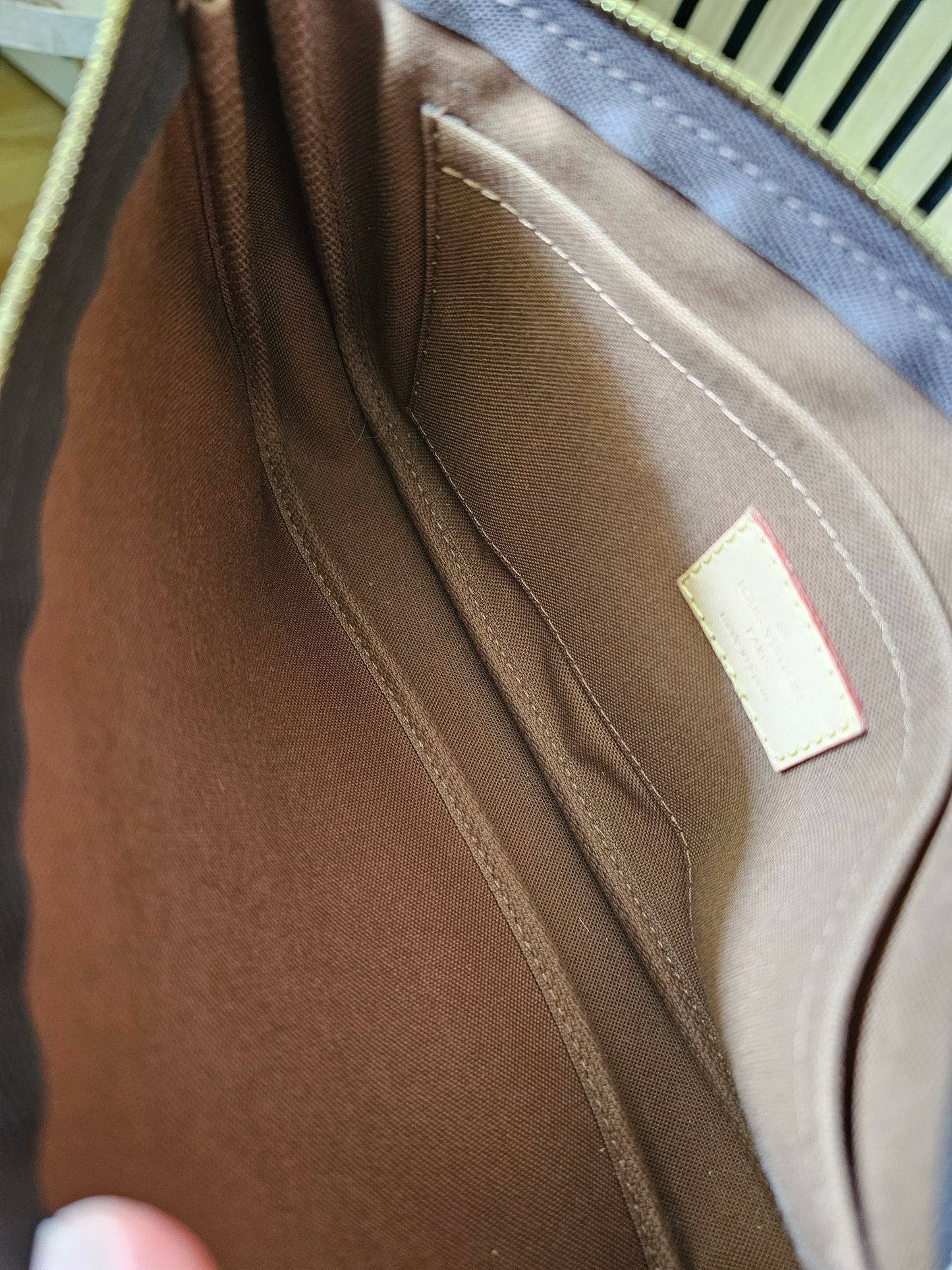 Louis Vuitton pochette accesories, monogram kanvas.