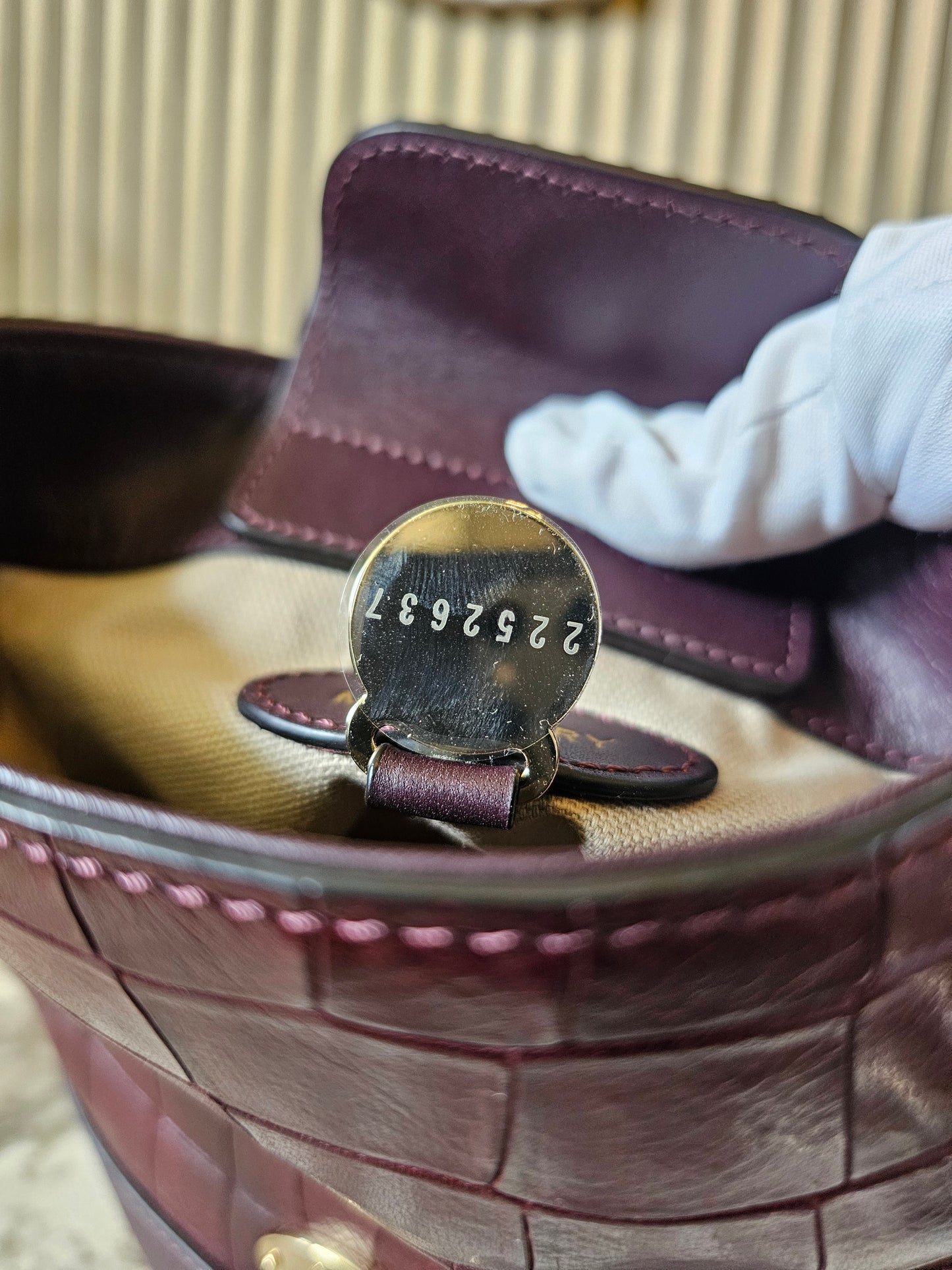 Mulberry bag mini Jamie, oxblood.