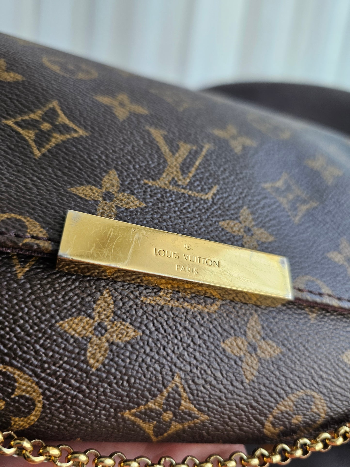 Louis Vuitton, Favorite MM, MNG. Kanvas.