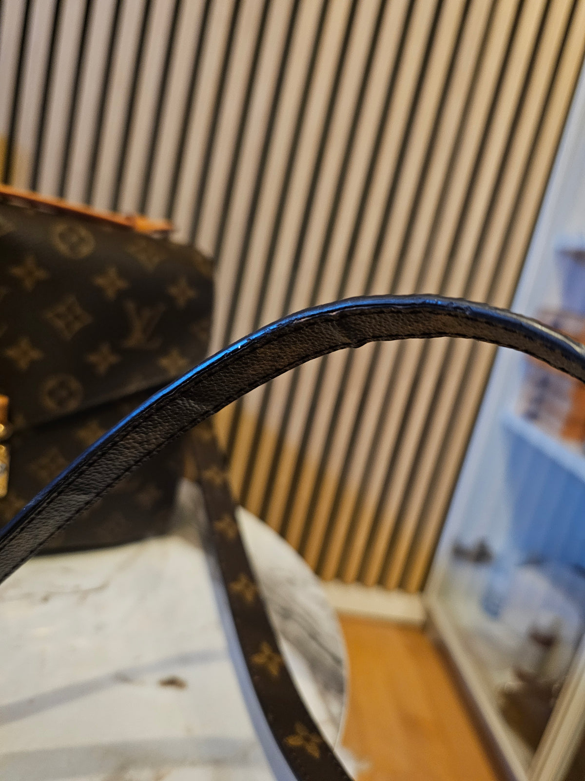 M44875 - Louis Vuitton bag, pochette Métis, monogram kanvas.