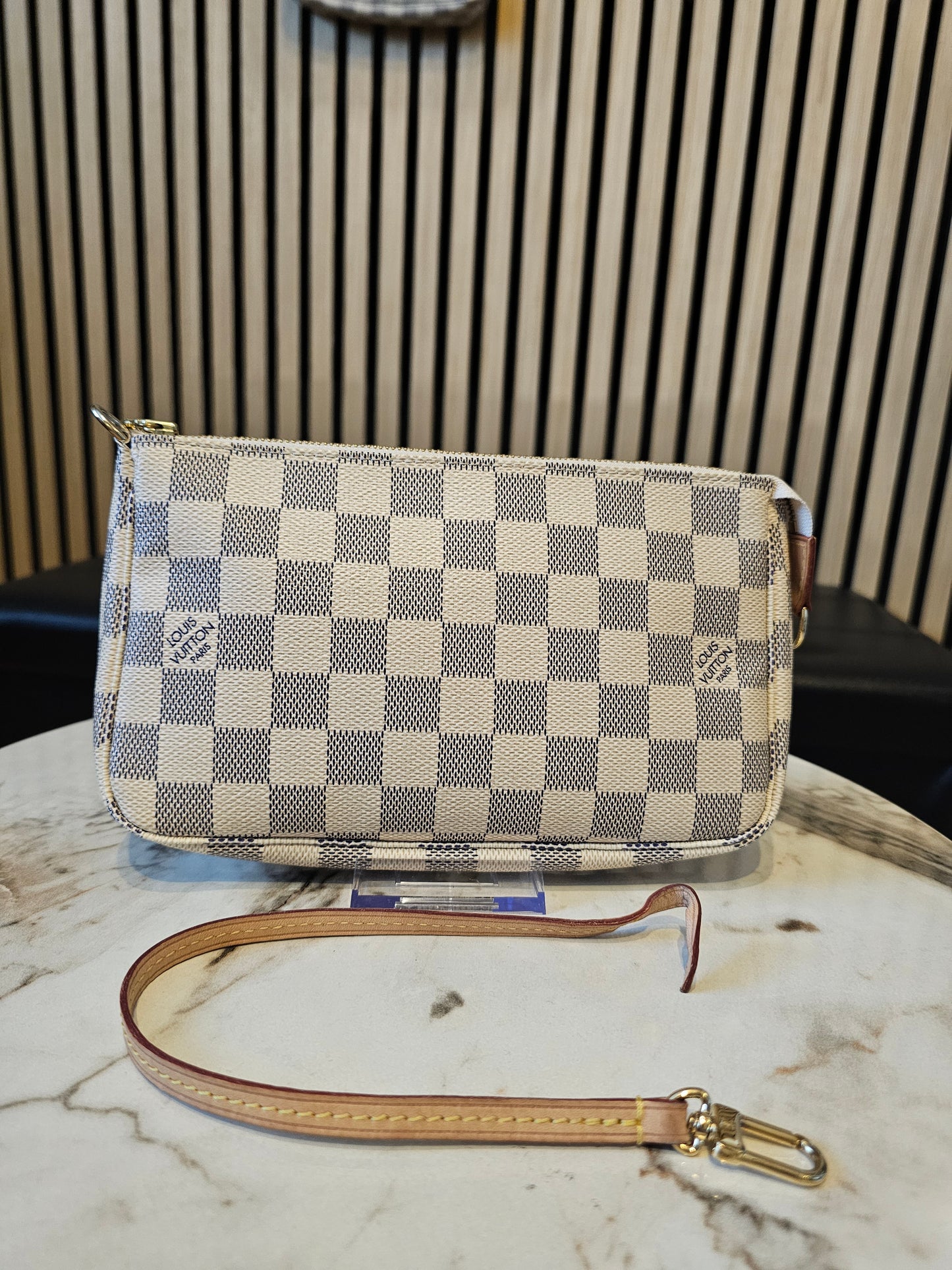 N51986- Louis Vuitton pochette accesories in damier Azur.