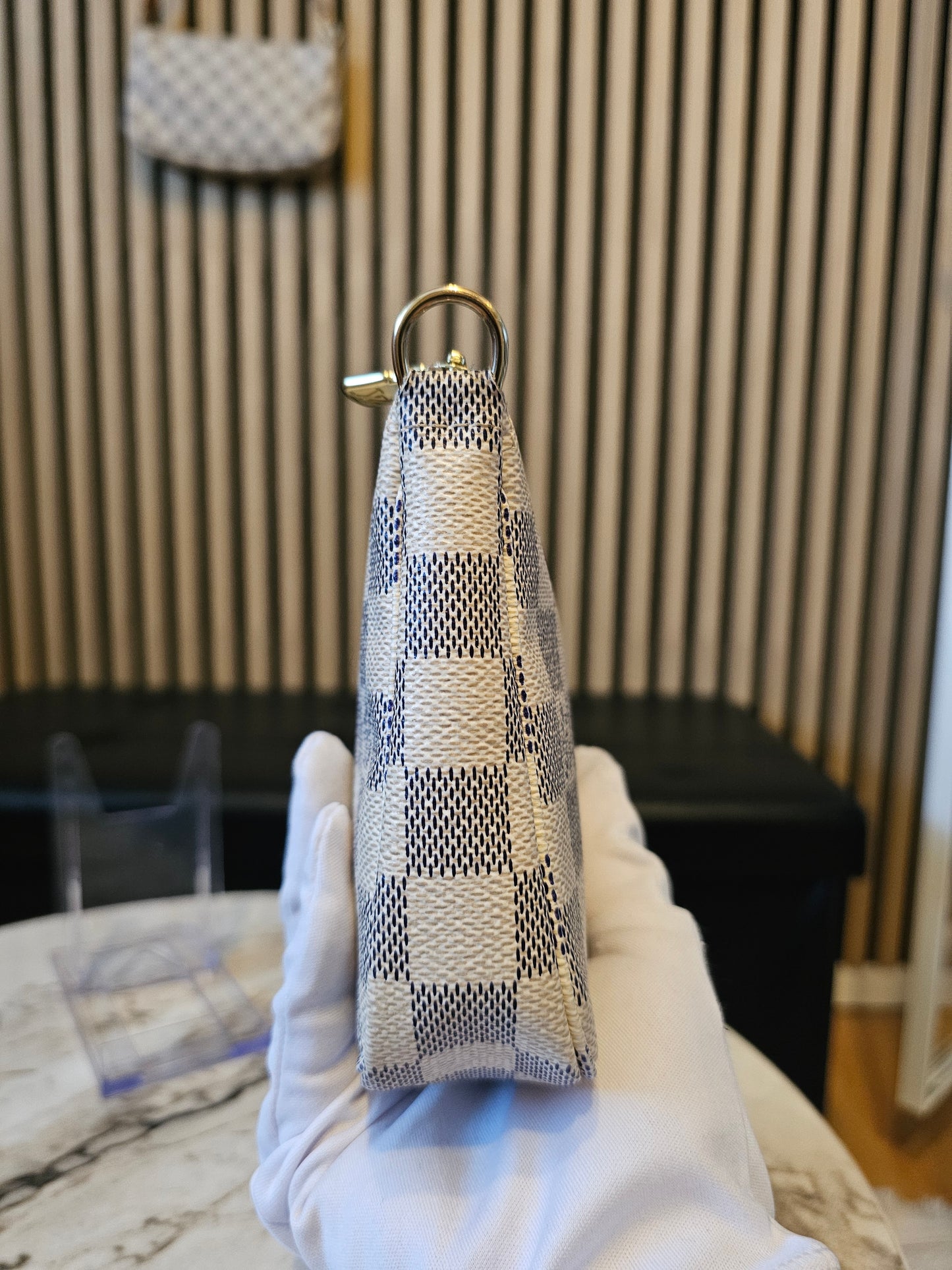 N51986- Louis Vuitton pochette accesories in damier Azur.