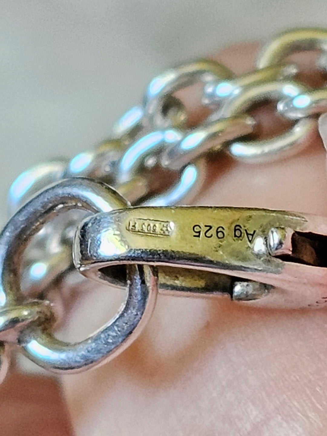 Gucci halskæde GG interlocking silver.