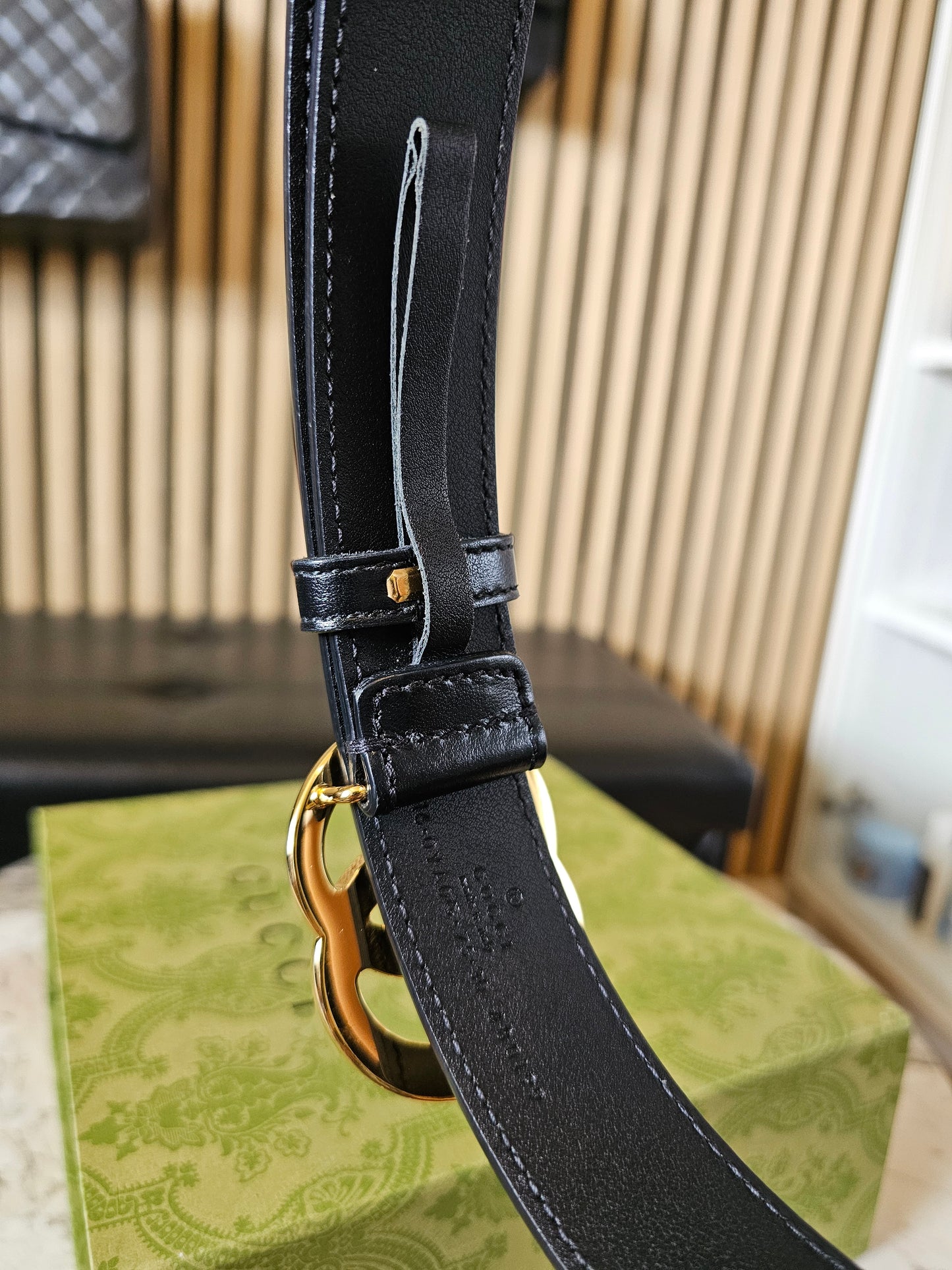Gucci - GG Marmont thin belt - 75. 414516.