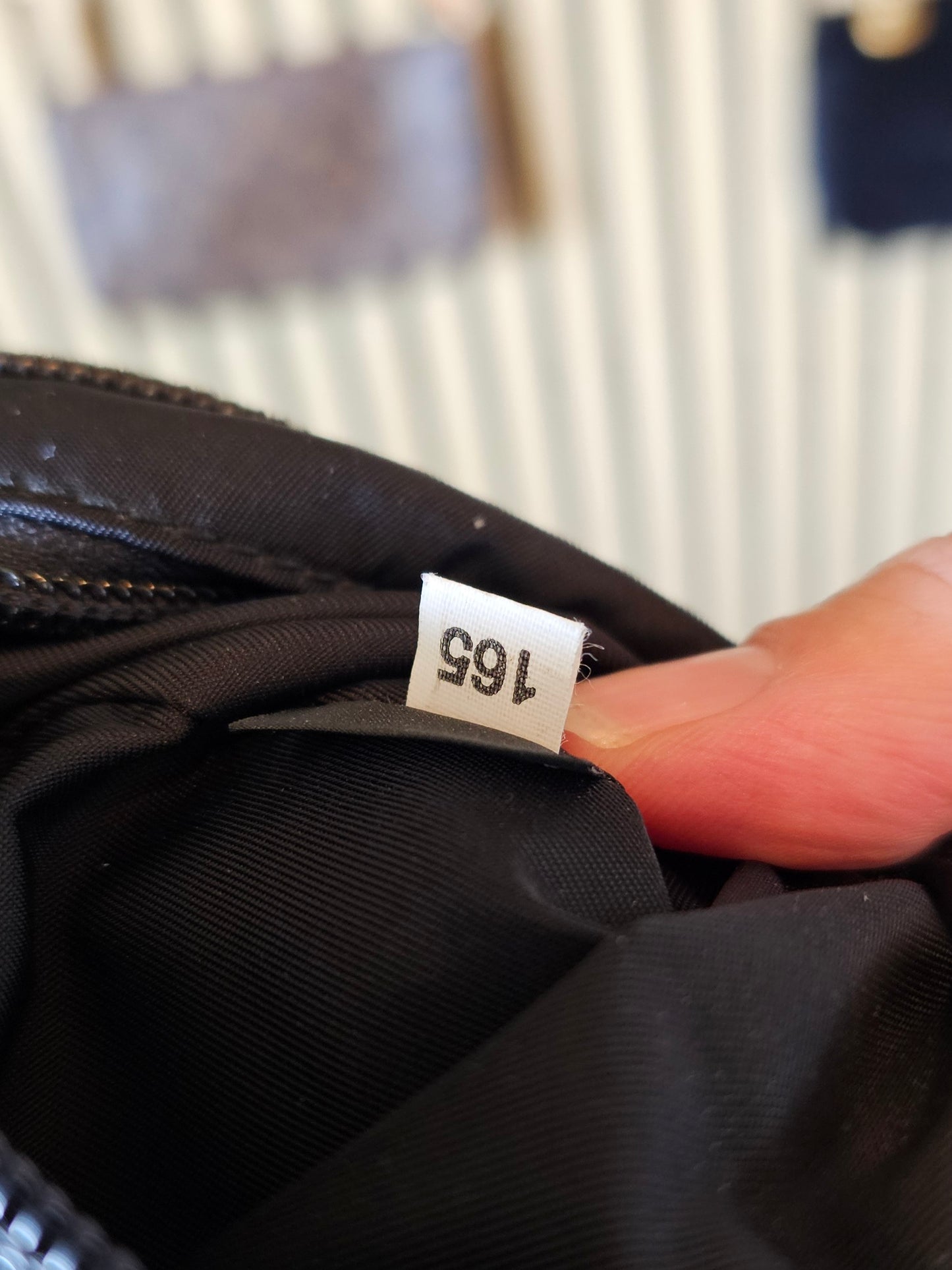 Prada belt bag black, re-nylon- saffiano leather.