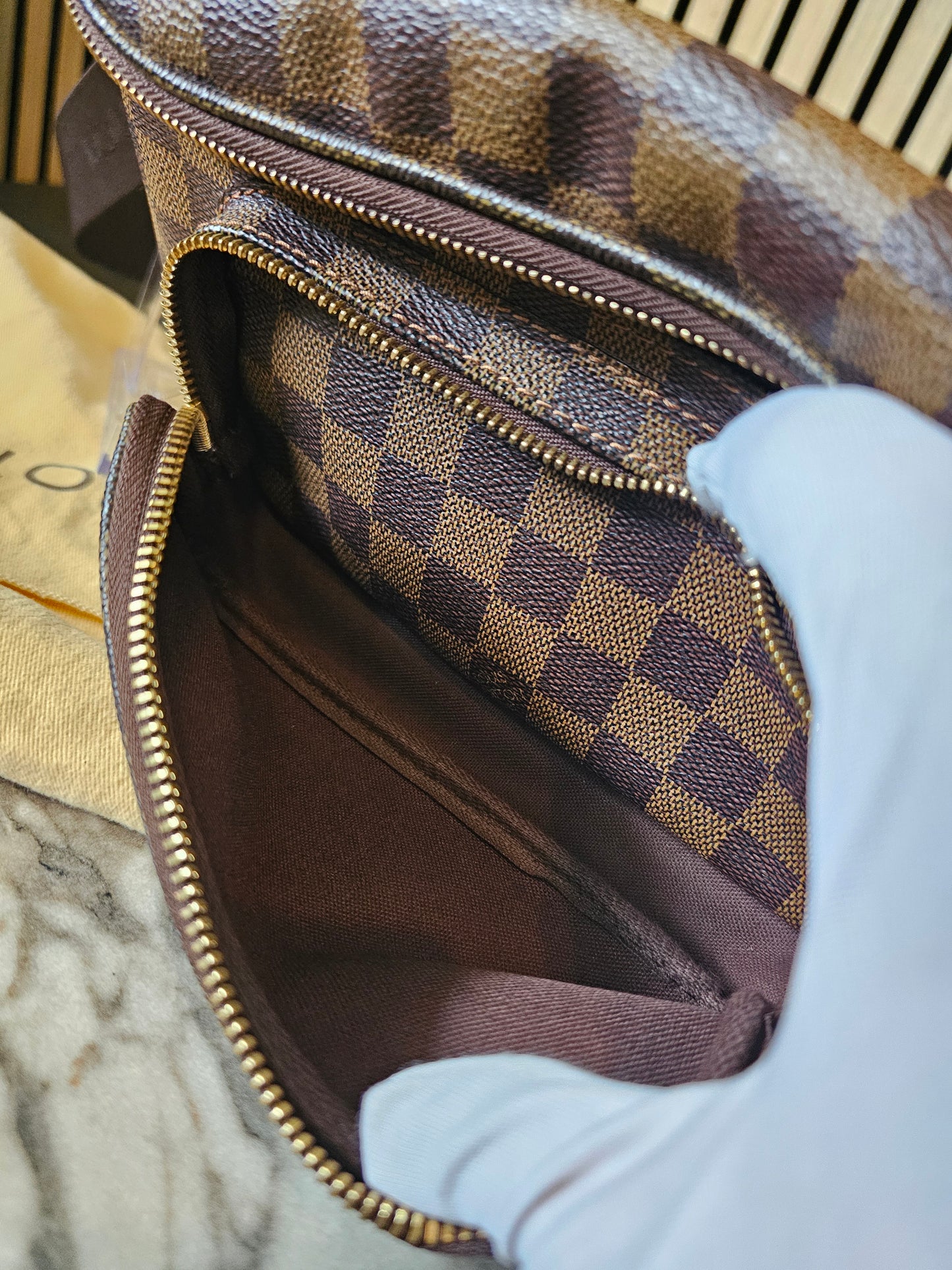 N51172 - Louis Vuitton bumbag, Melville, damier ebene.