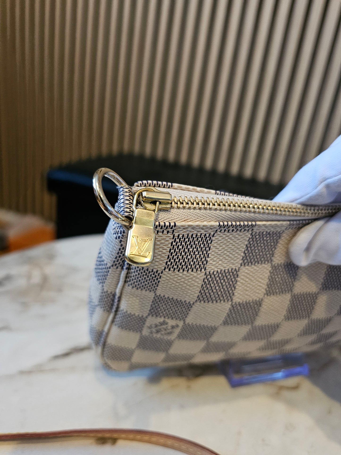 N51986- Louis Vuitton pochette accesories in damier Azur.