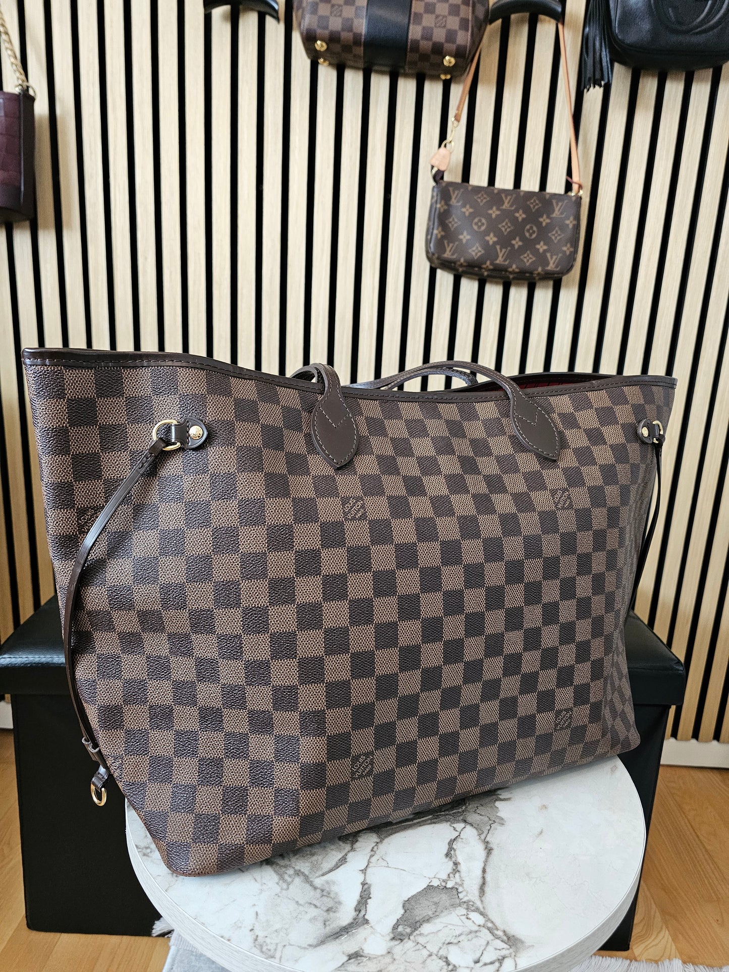 N51106 - Louis Vuitton Neverfull GM, damier ebene.