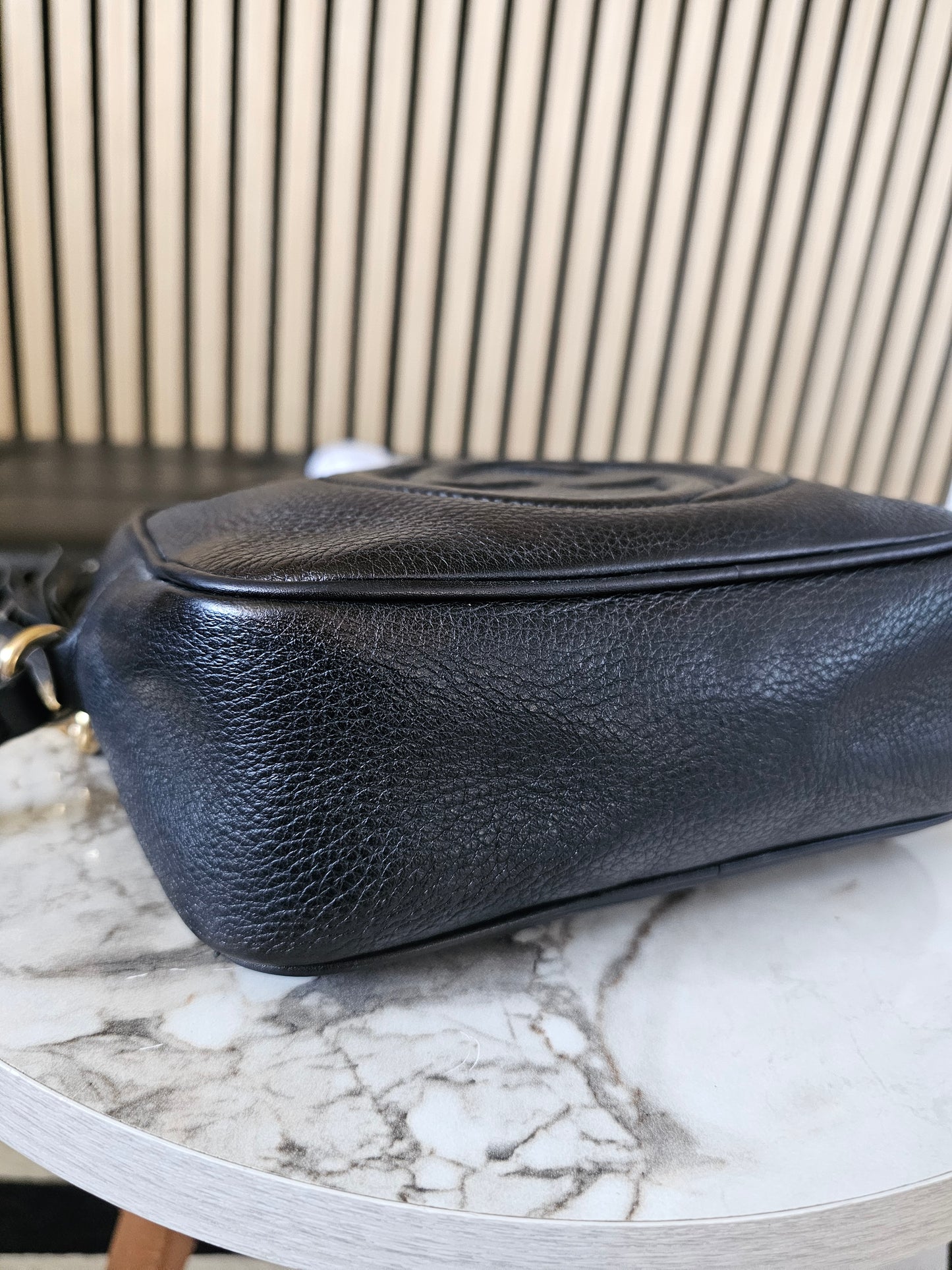 308364 - Gucci disco Soho bag, black.