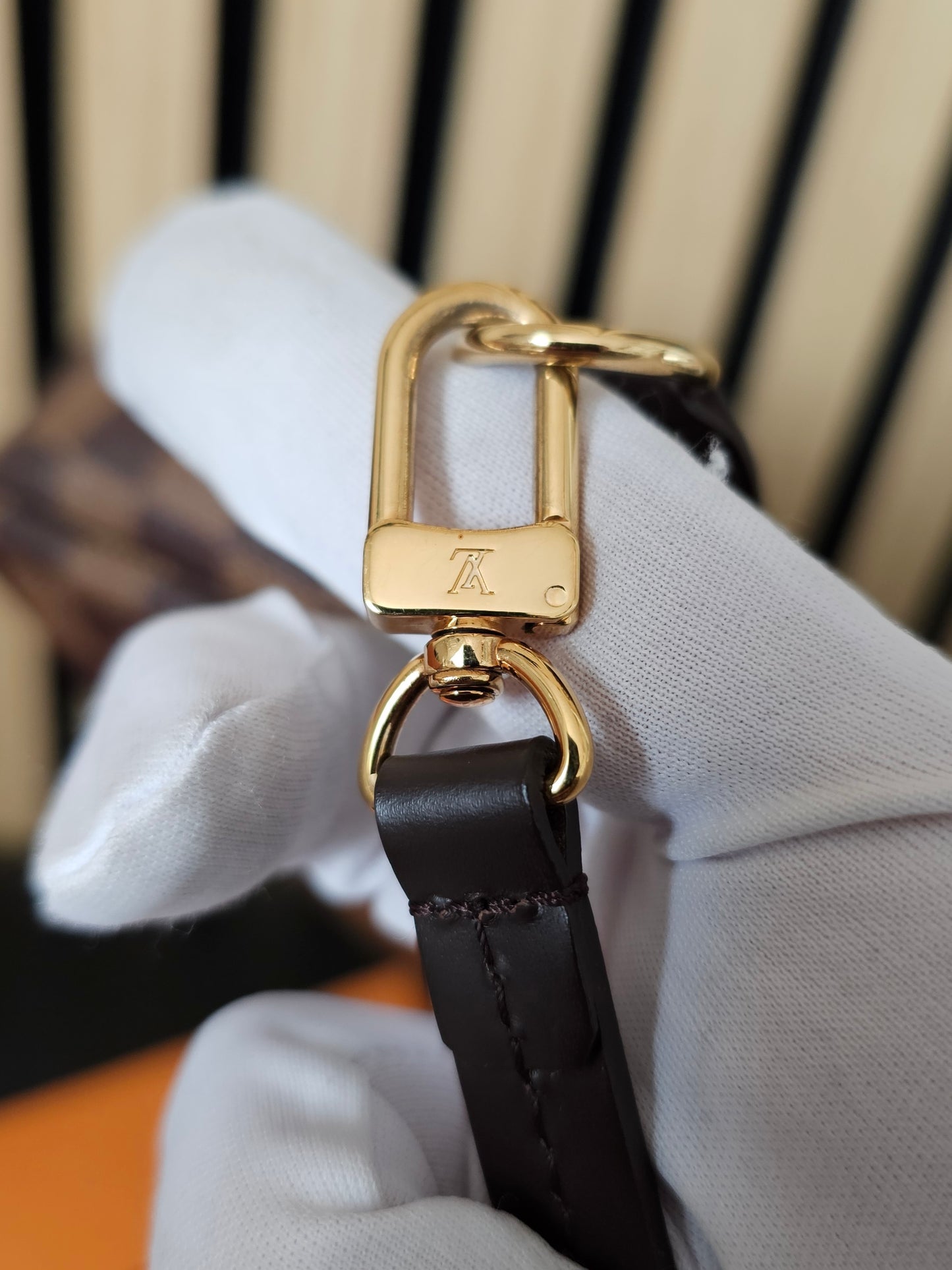N41206 - Louis Vuitton pochette accesories, NM. Damier ebene.