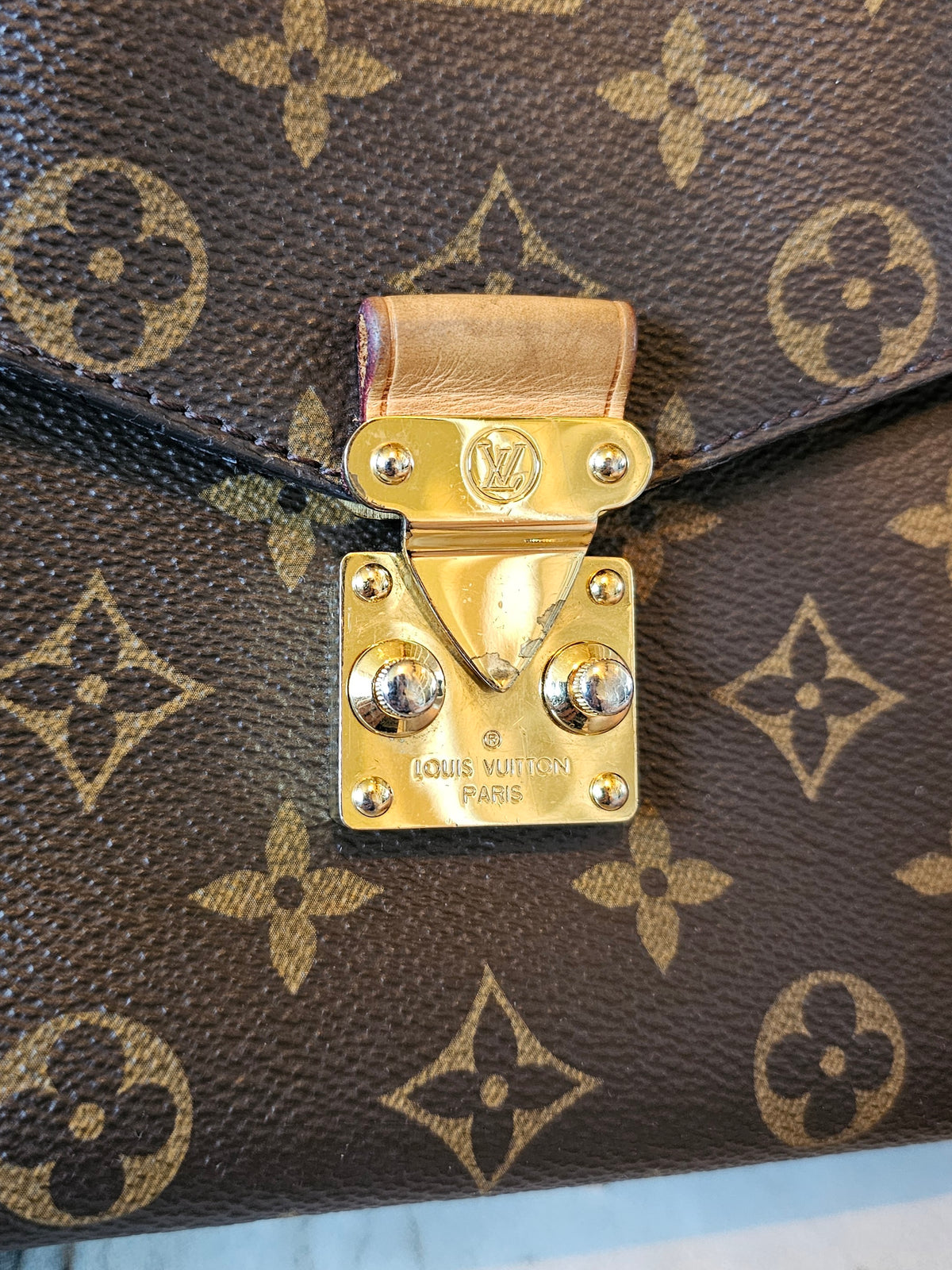 M44875 - Louis Vuitton bag, pochette Métis, monogram kanvas.