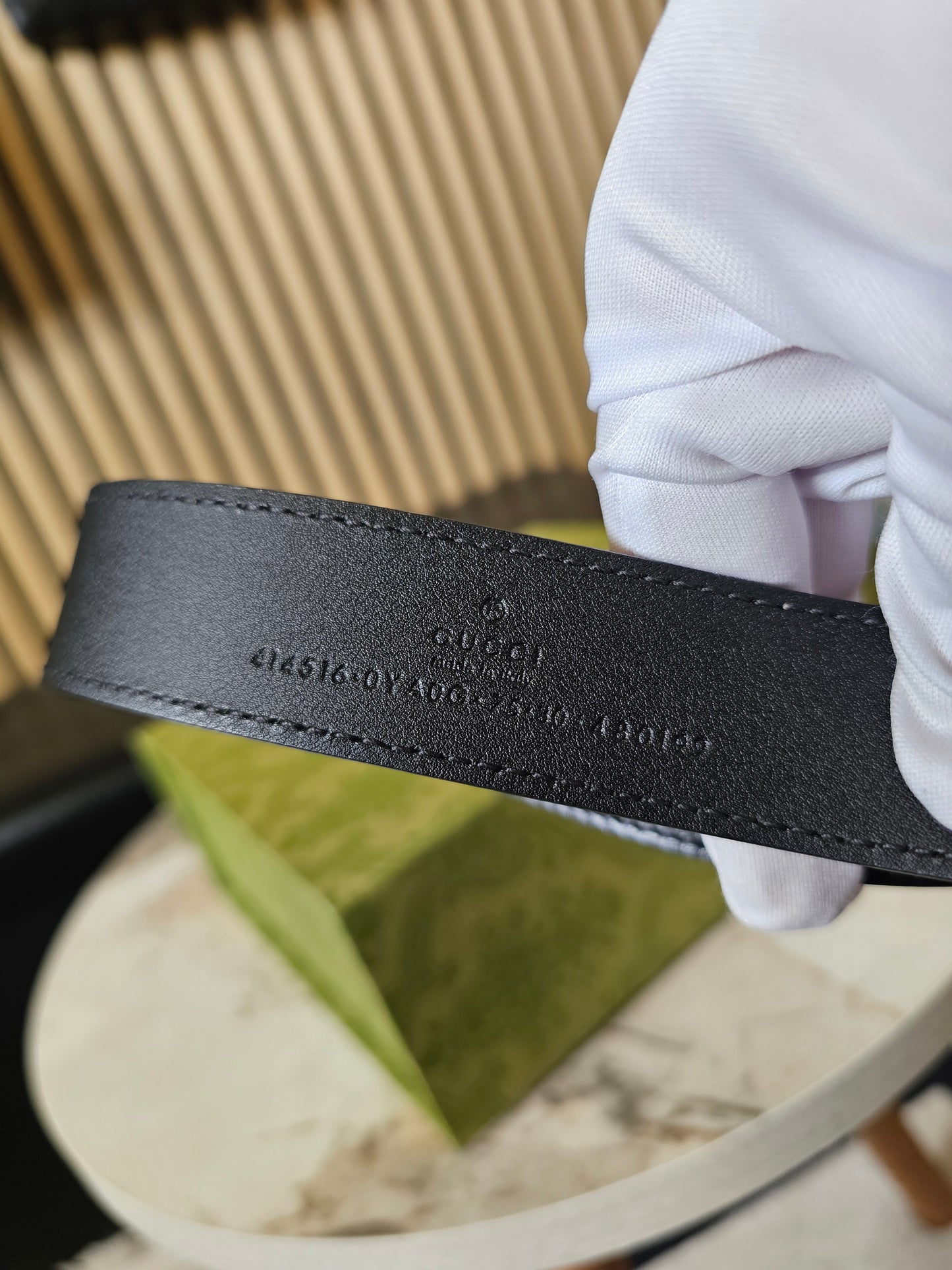 Gucci - GG Marmont thin belt - 75. 414516.