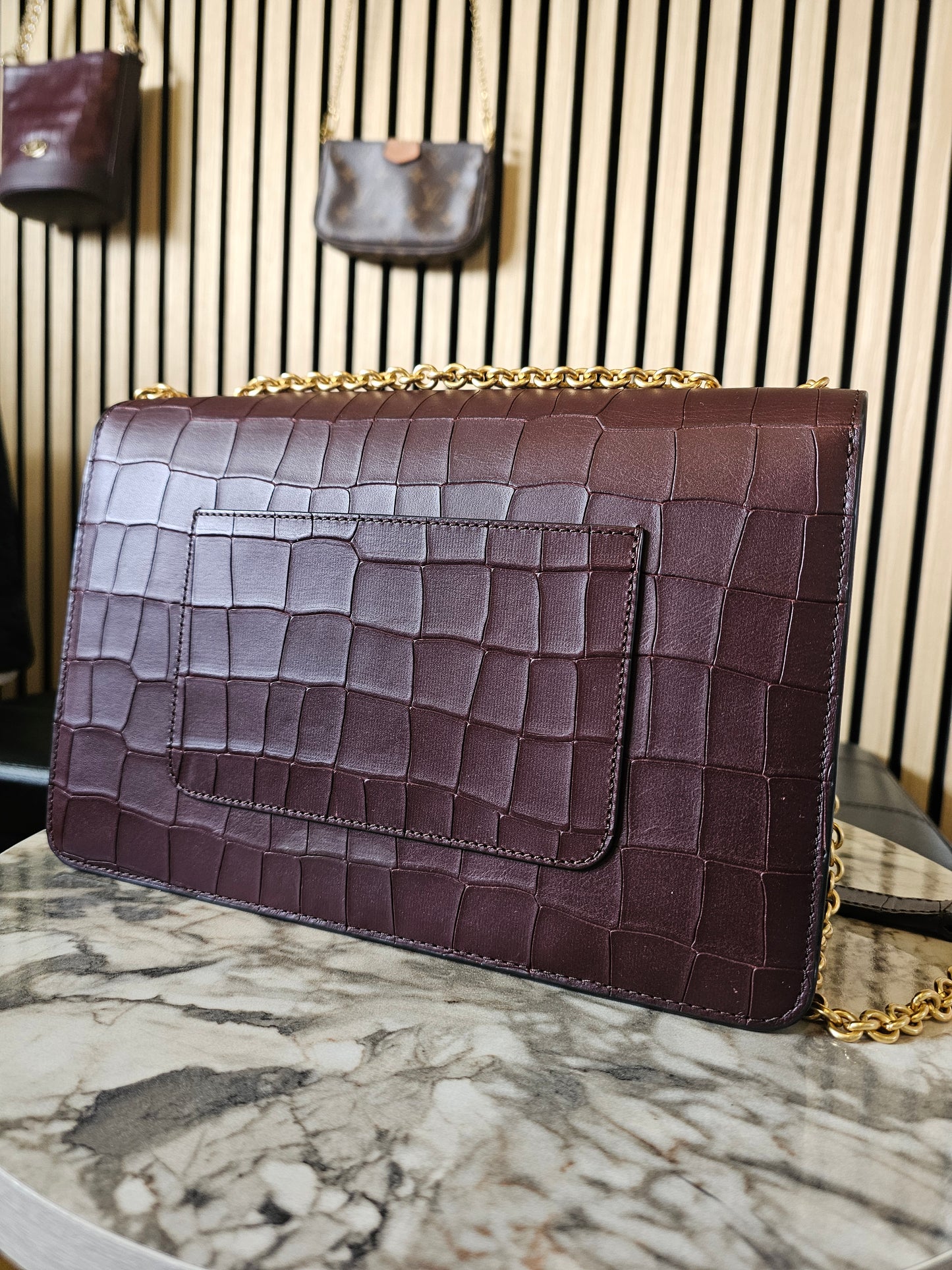 Mulberry Darley - large, oxblood.