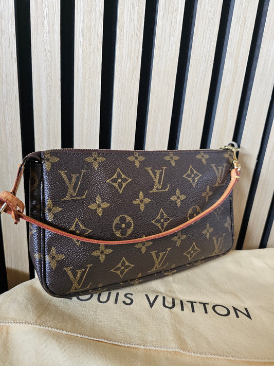 Louis Vuitton Pochette accesories monogram kanvas (vintage)
