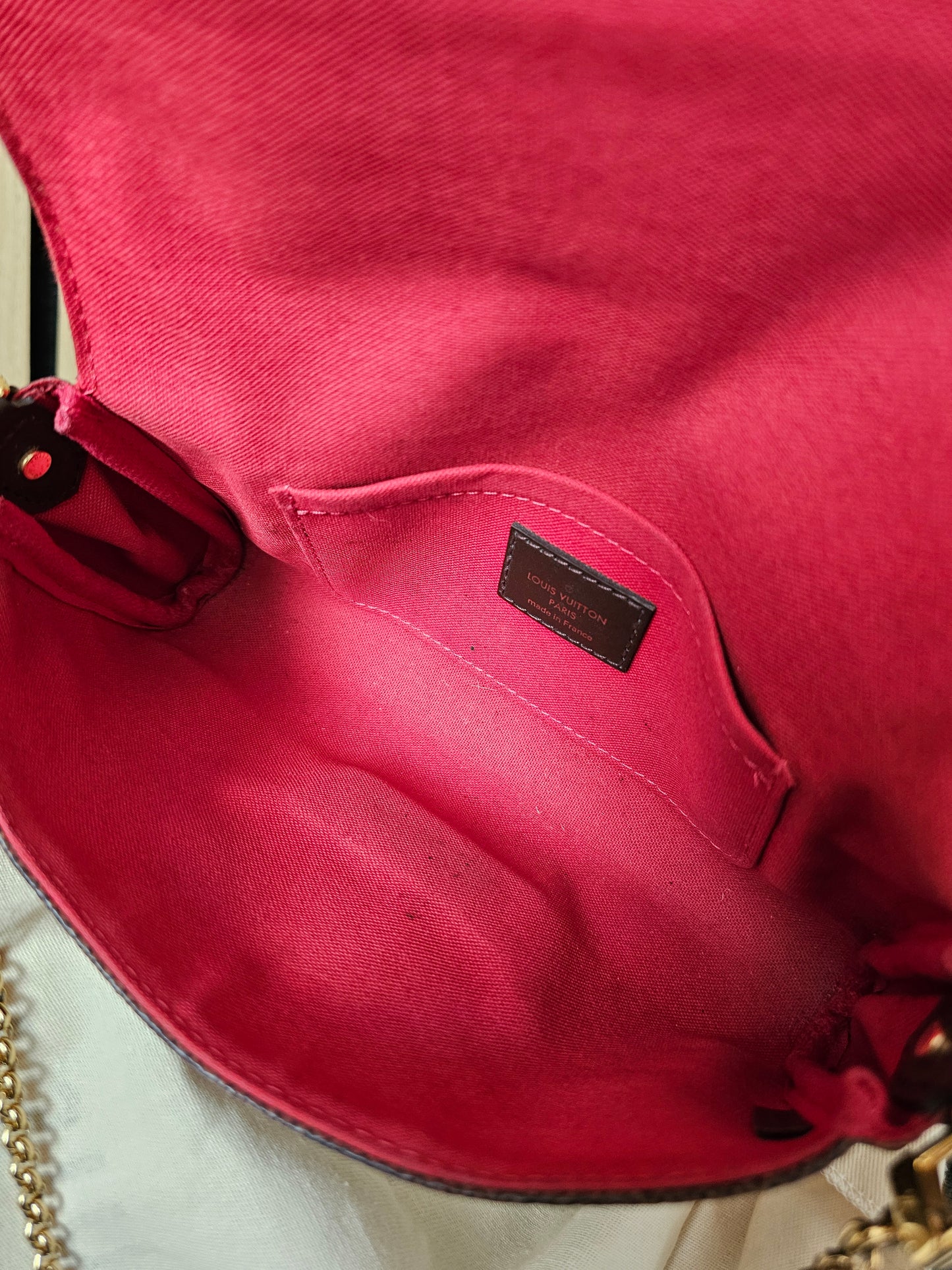 N41276 - Louis Vuitton bag, Favorite PM, damier ebene.