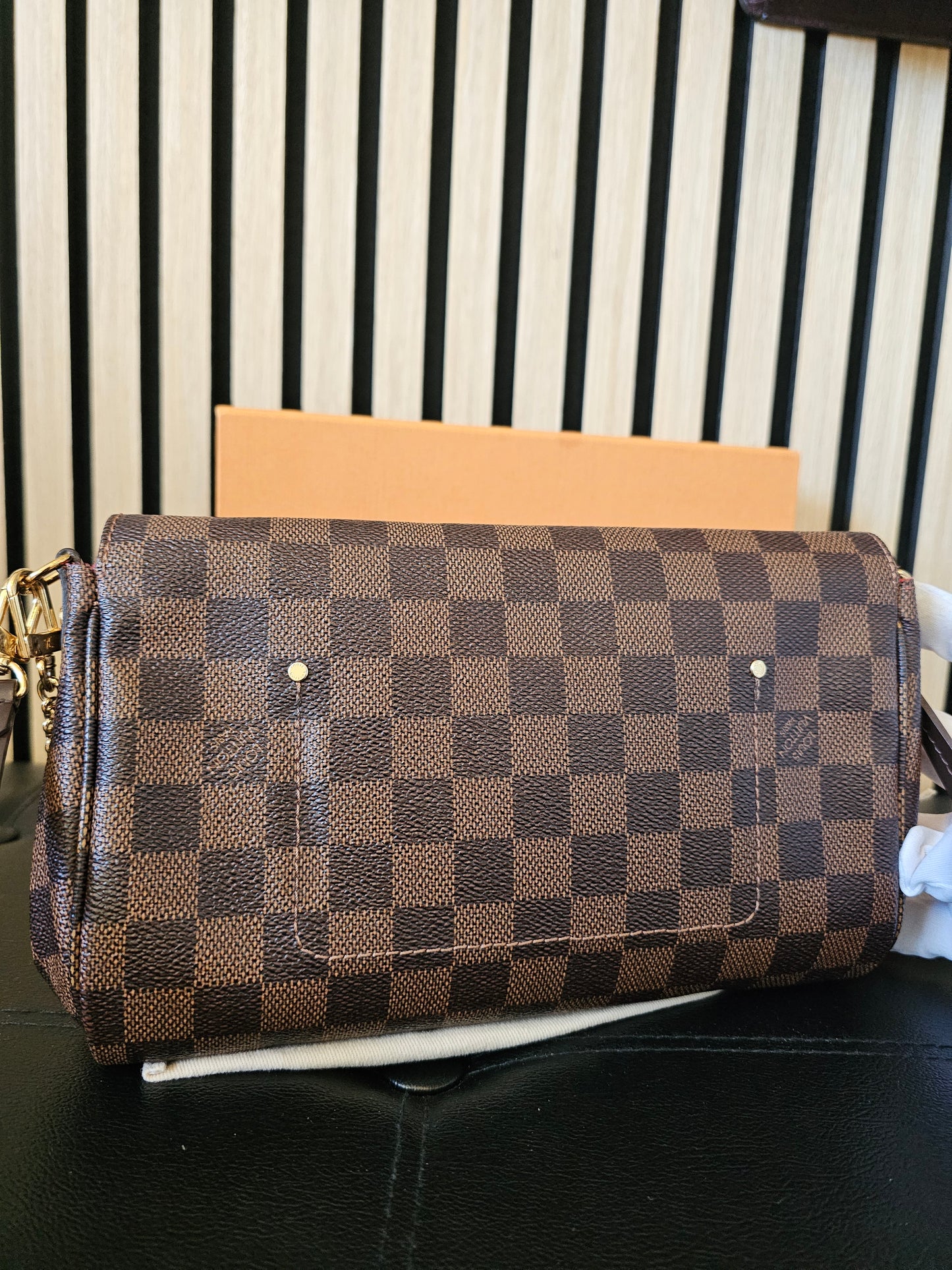 N41129 - Louis Vuitton Favorite MM, damier ebene.