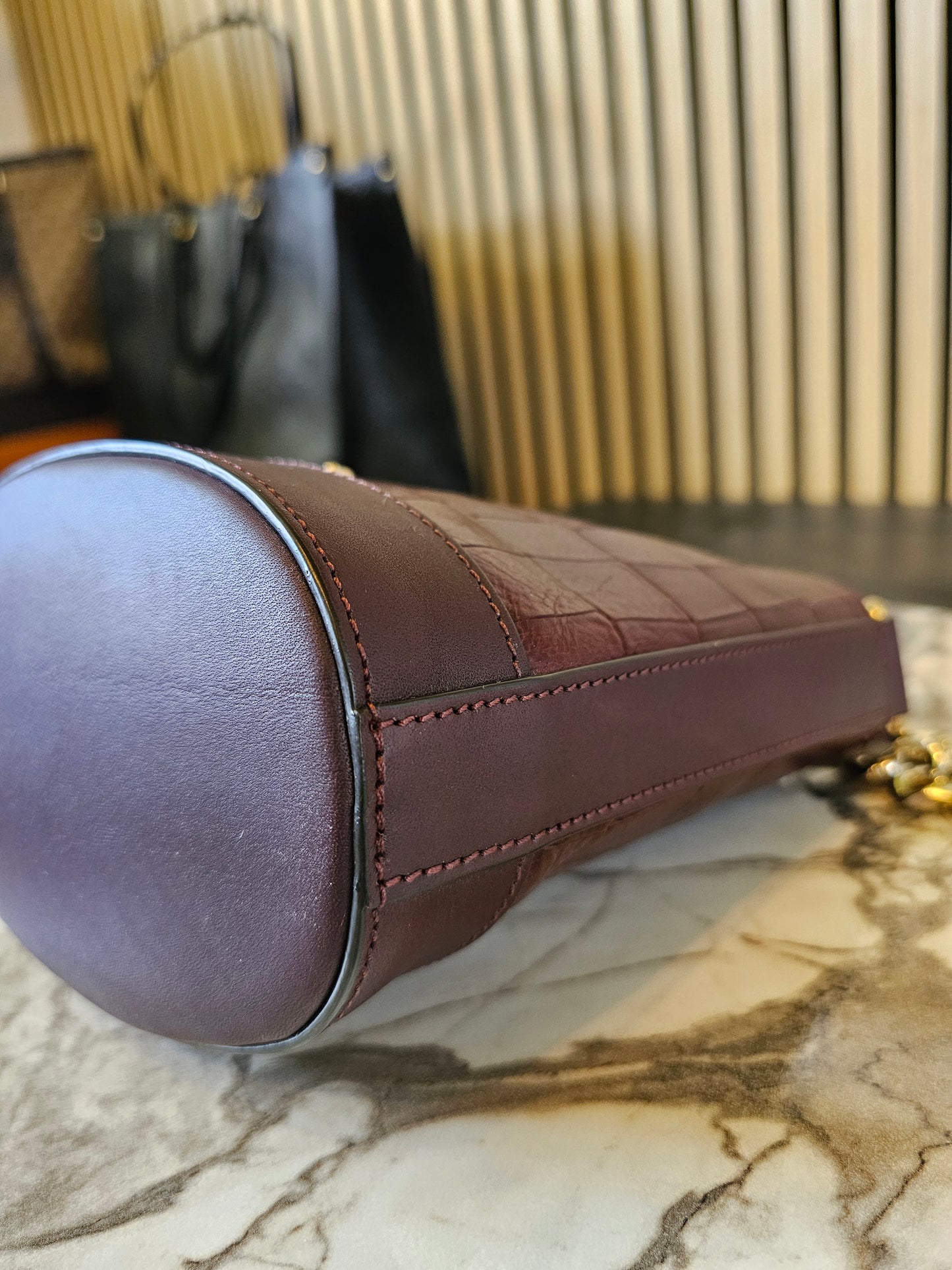 Mulberry bag mini Jamie, oxblood.