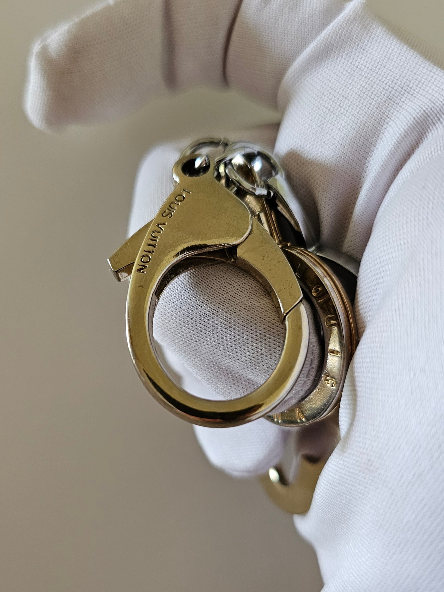 Louis Vuitton bag charm/keychain.