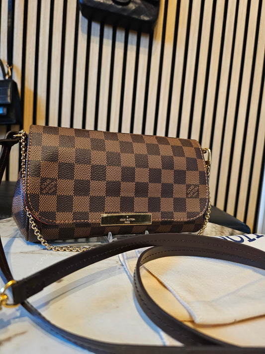 N41276 Favorite PM, damier ebene, kanvas.