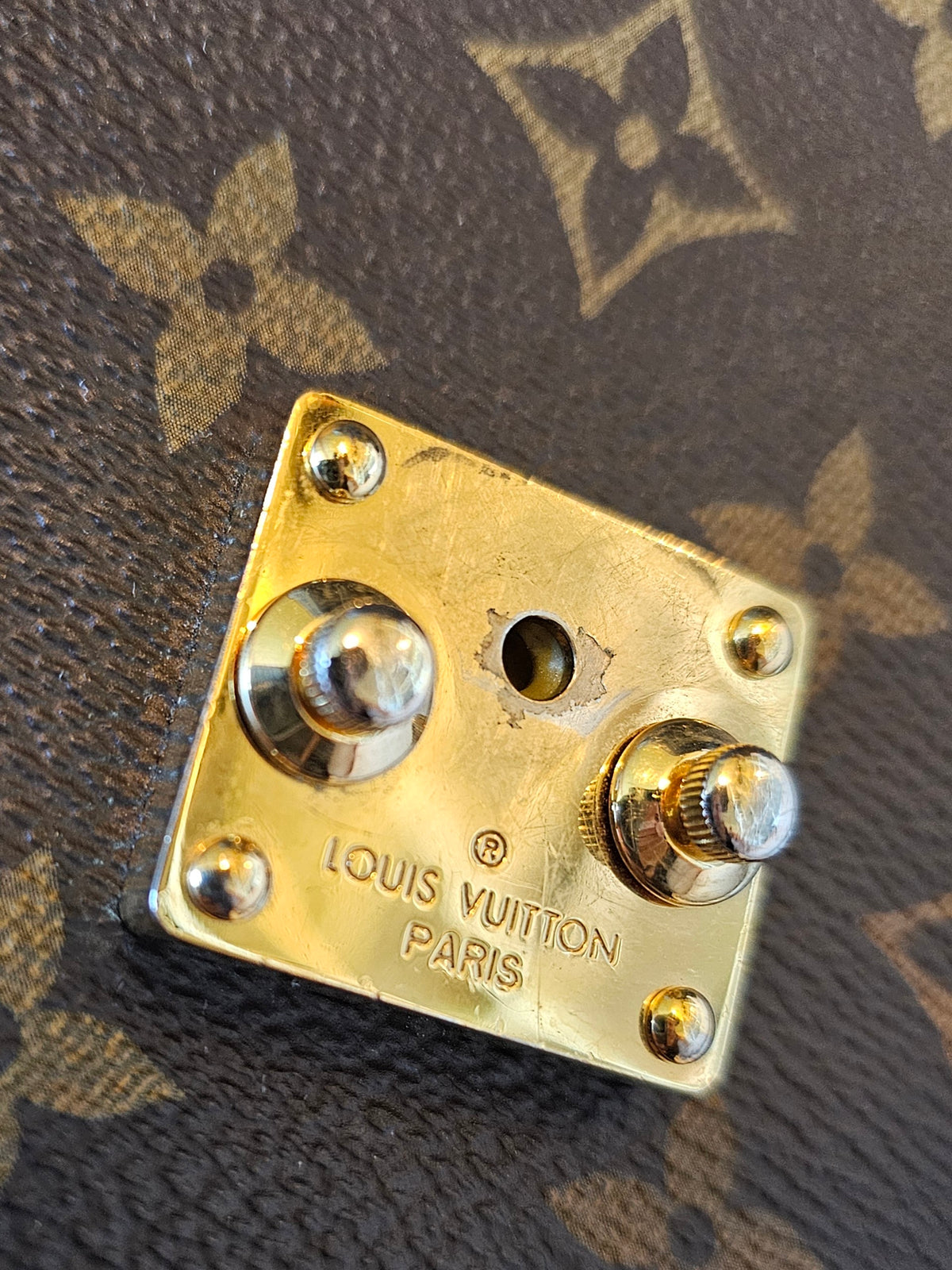 M44875 - Louis Vuitton bag, pochette Métis, monogram kanvas.