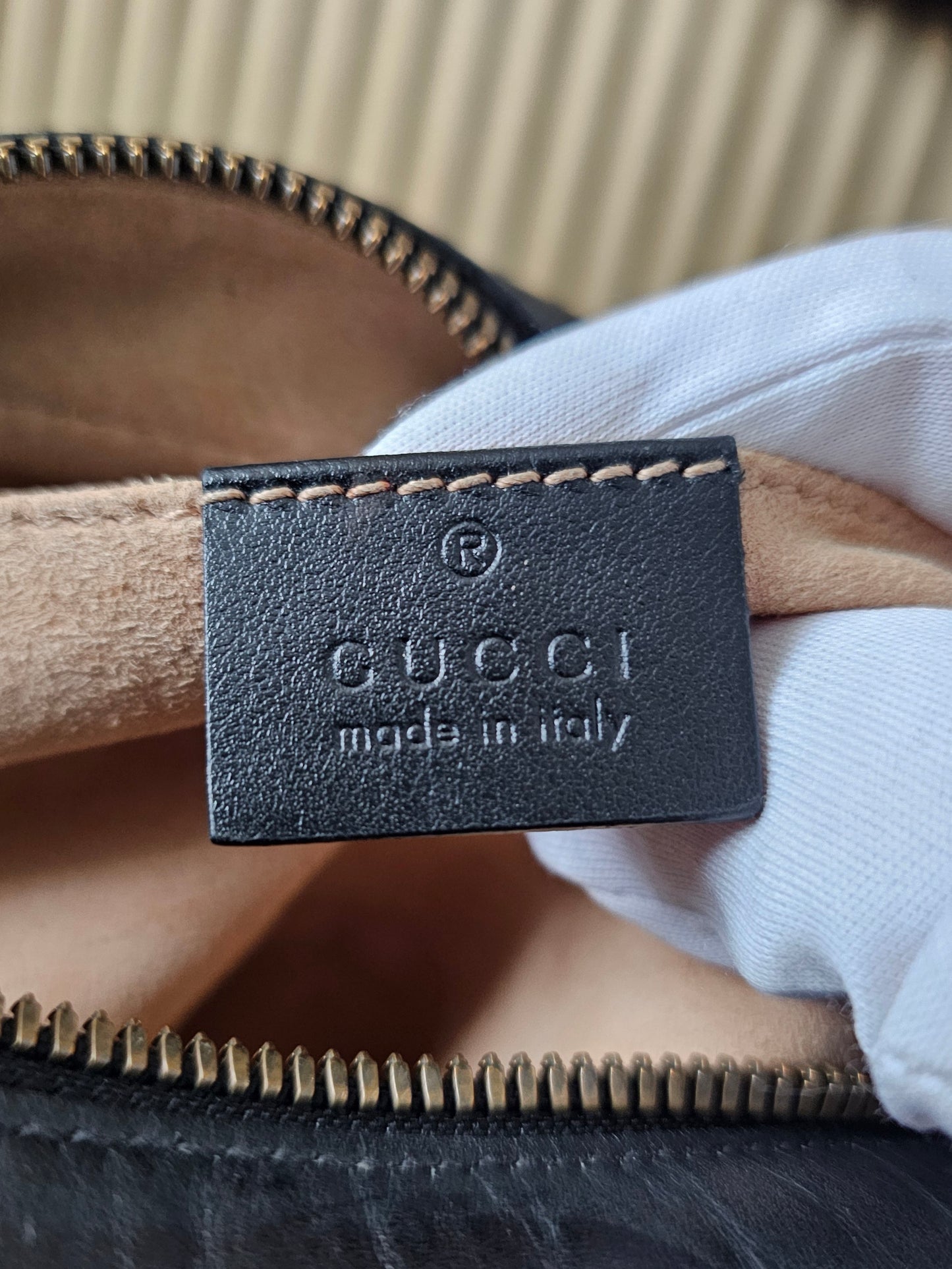 447632- Gucci GG marmont camera bag. Black - GHW.