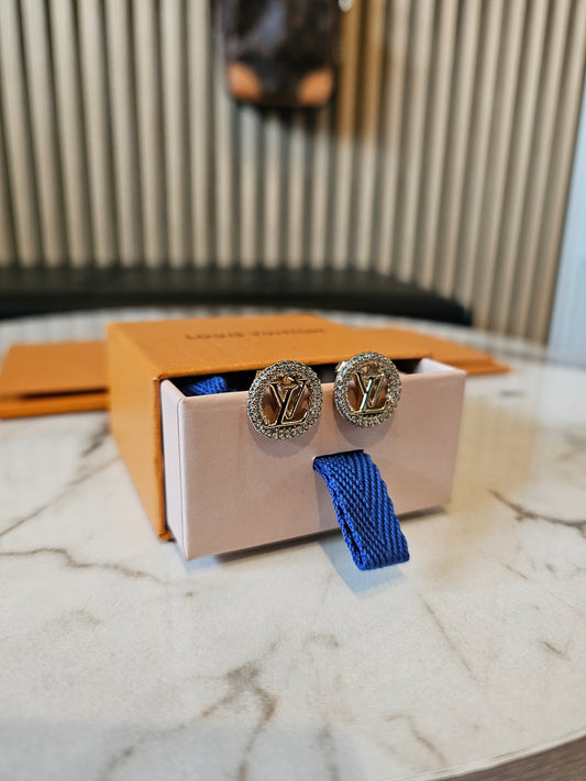 M00757 - Louis Vuitton earrings, Louise by night in golden.