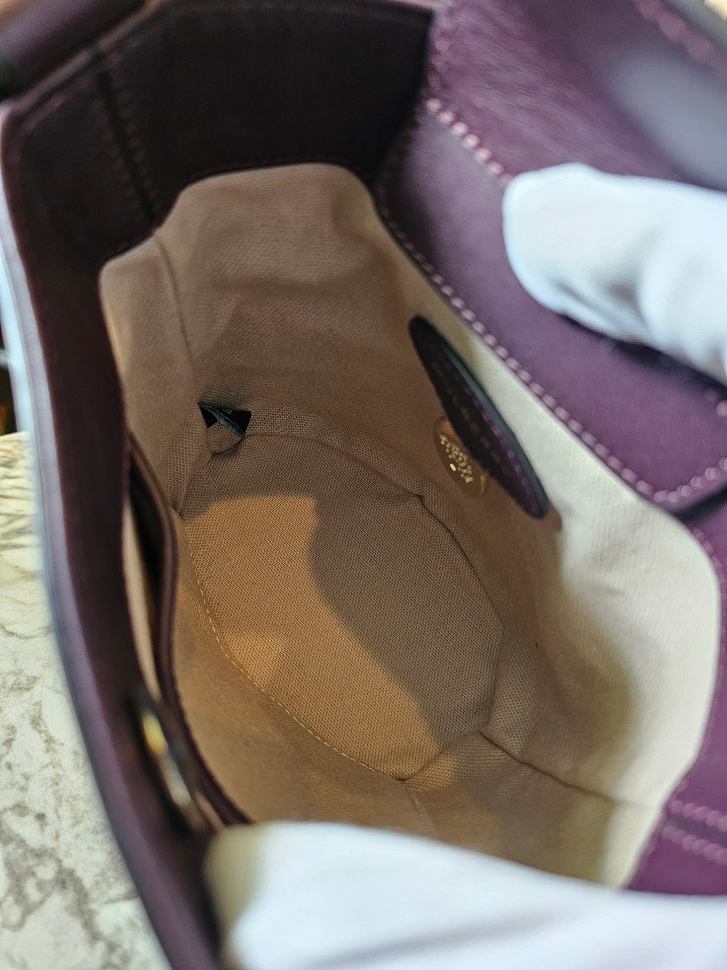 Mulberry bag mini Jamie, oxblood.