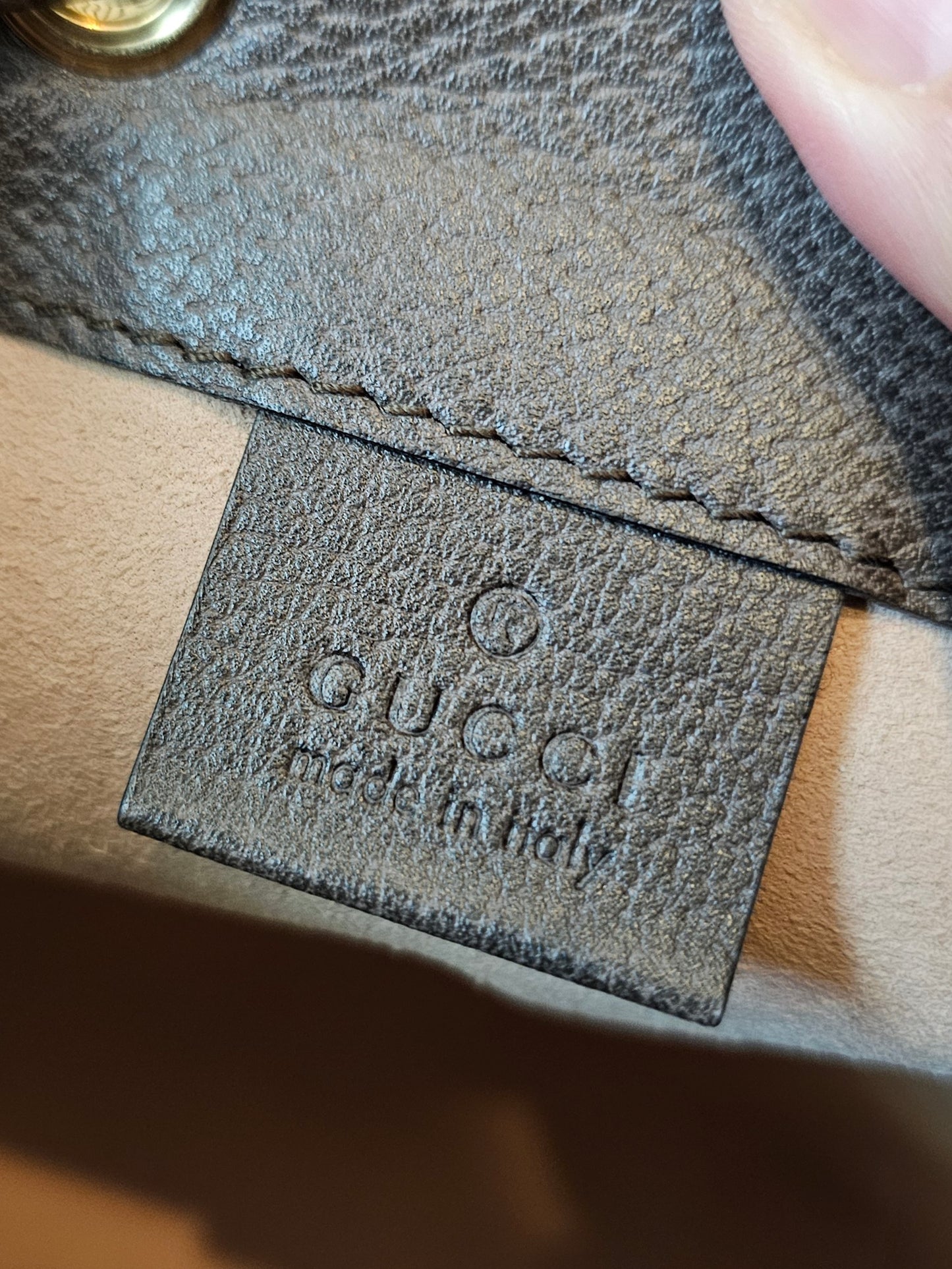 550620 - Gucci ophidia bucket bag, GG supreme kanvas.