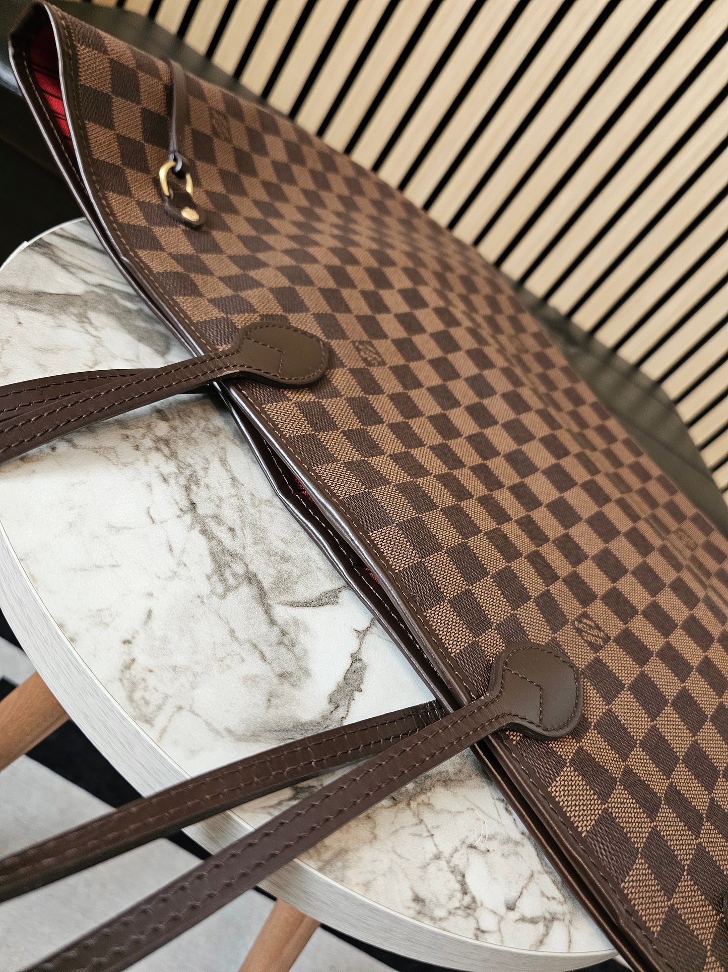 N51106 - Louis Vuitton Neverfull GM, damier ebene.