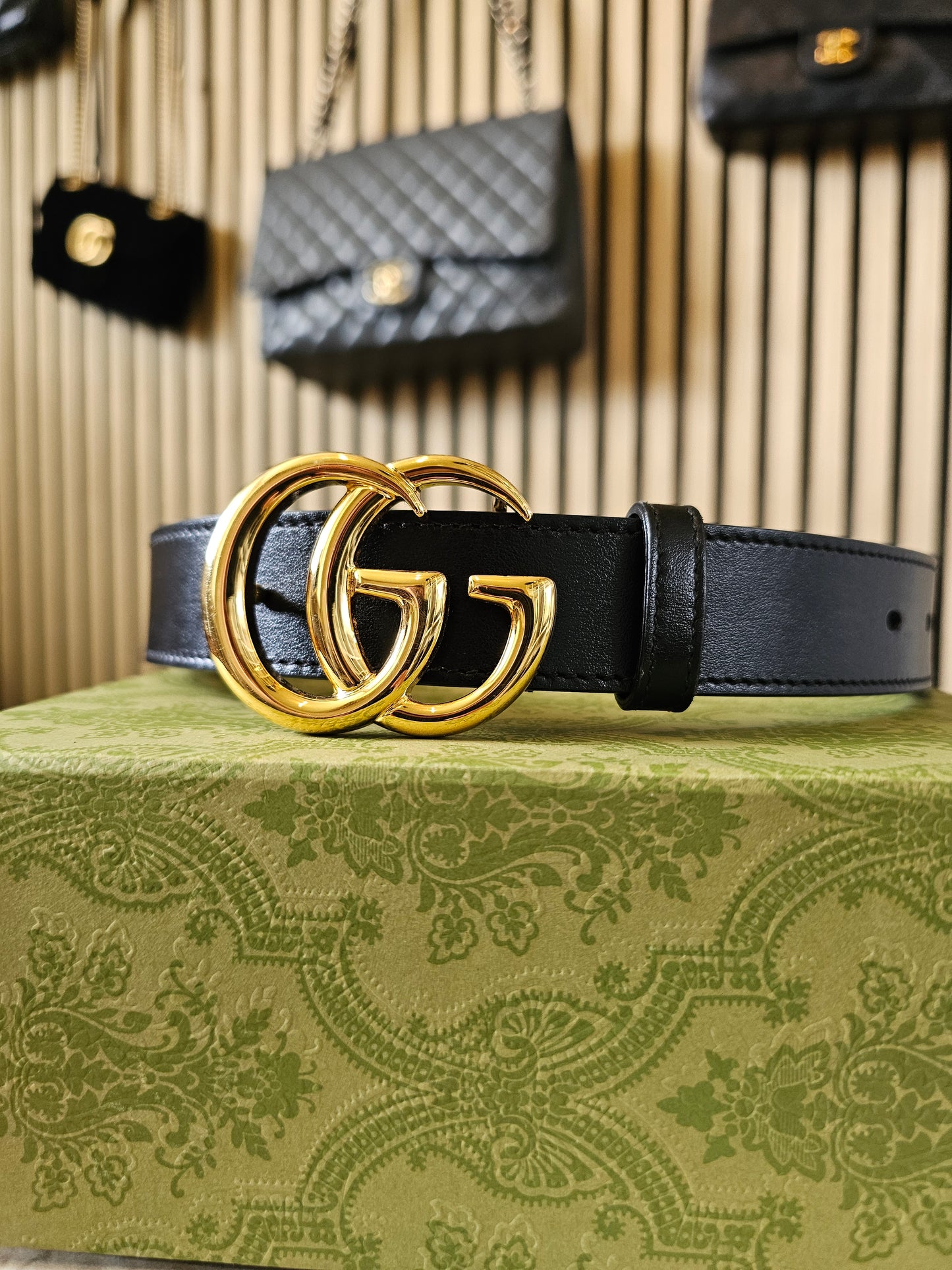 Gucci - GG Marmont thin belt - 75. 414516.