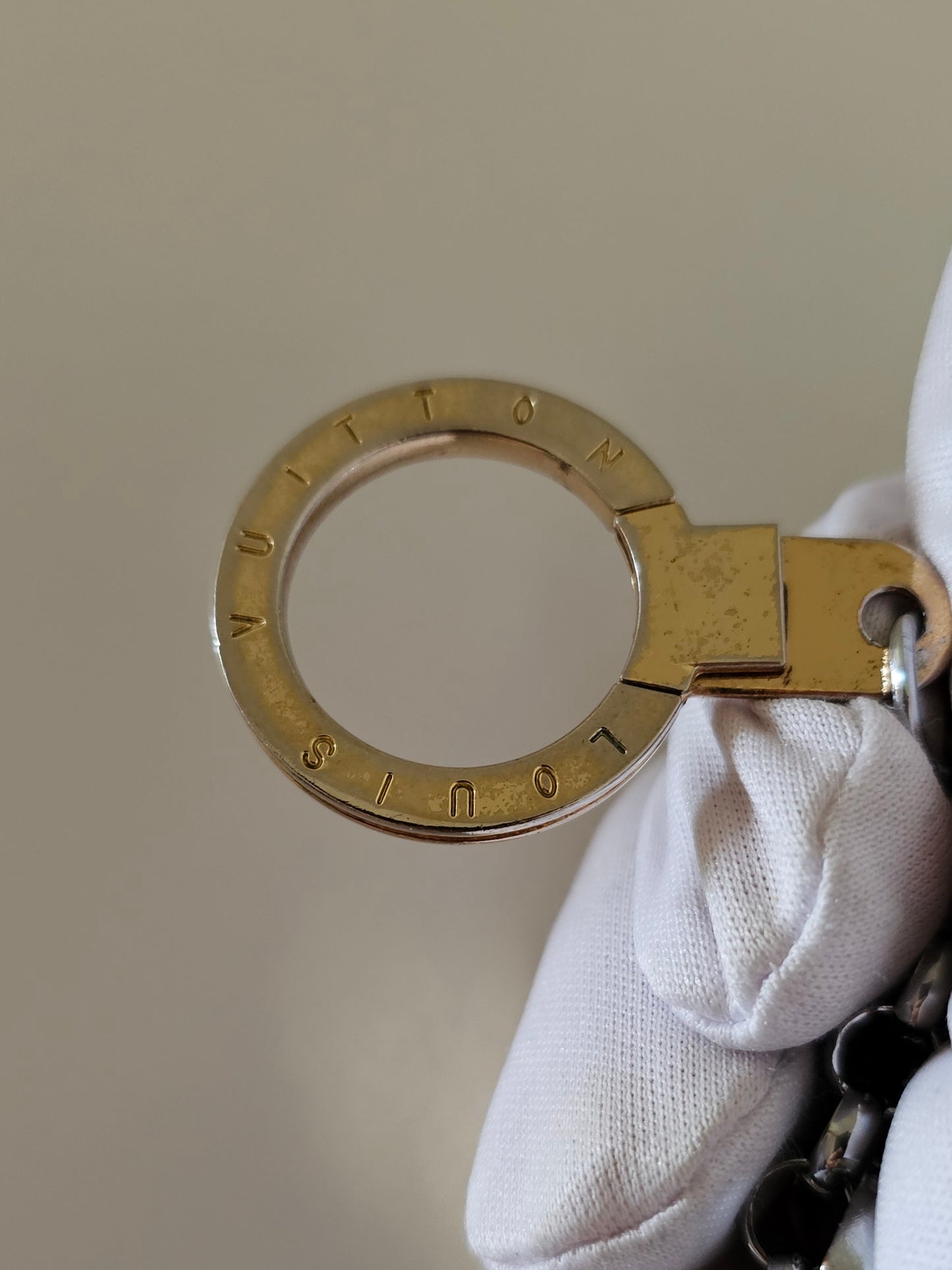 Louis Vuitton bag charm/keychain.