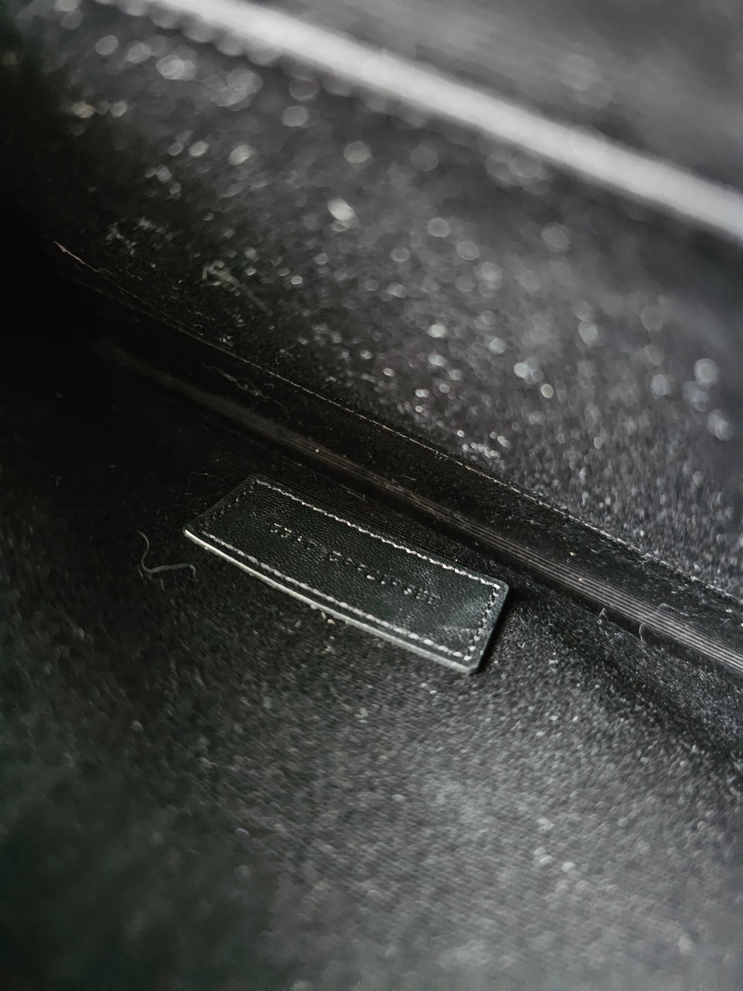 YSL Cassandre clutch, black GHW.