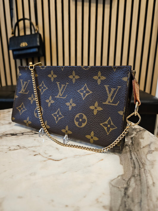 Louis vuitton clutch, MNG kanvas.