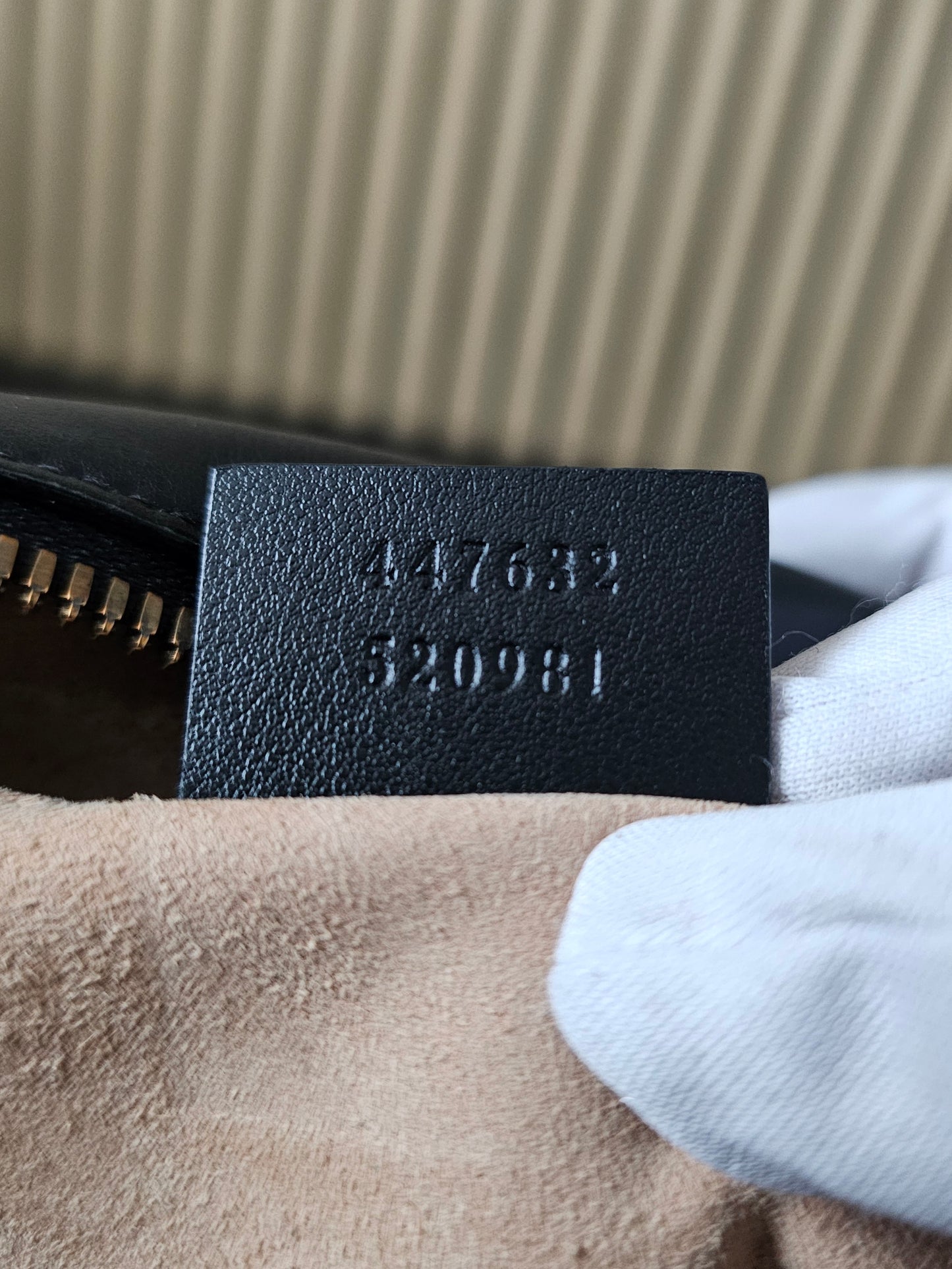 447632- Gucci GG marmont camera bag. Black - GHW.