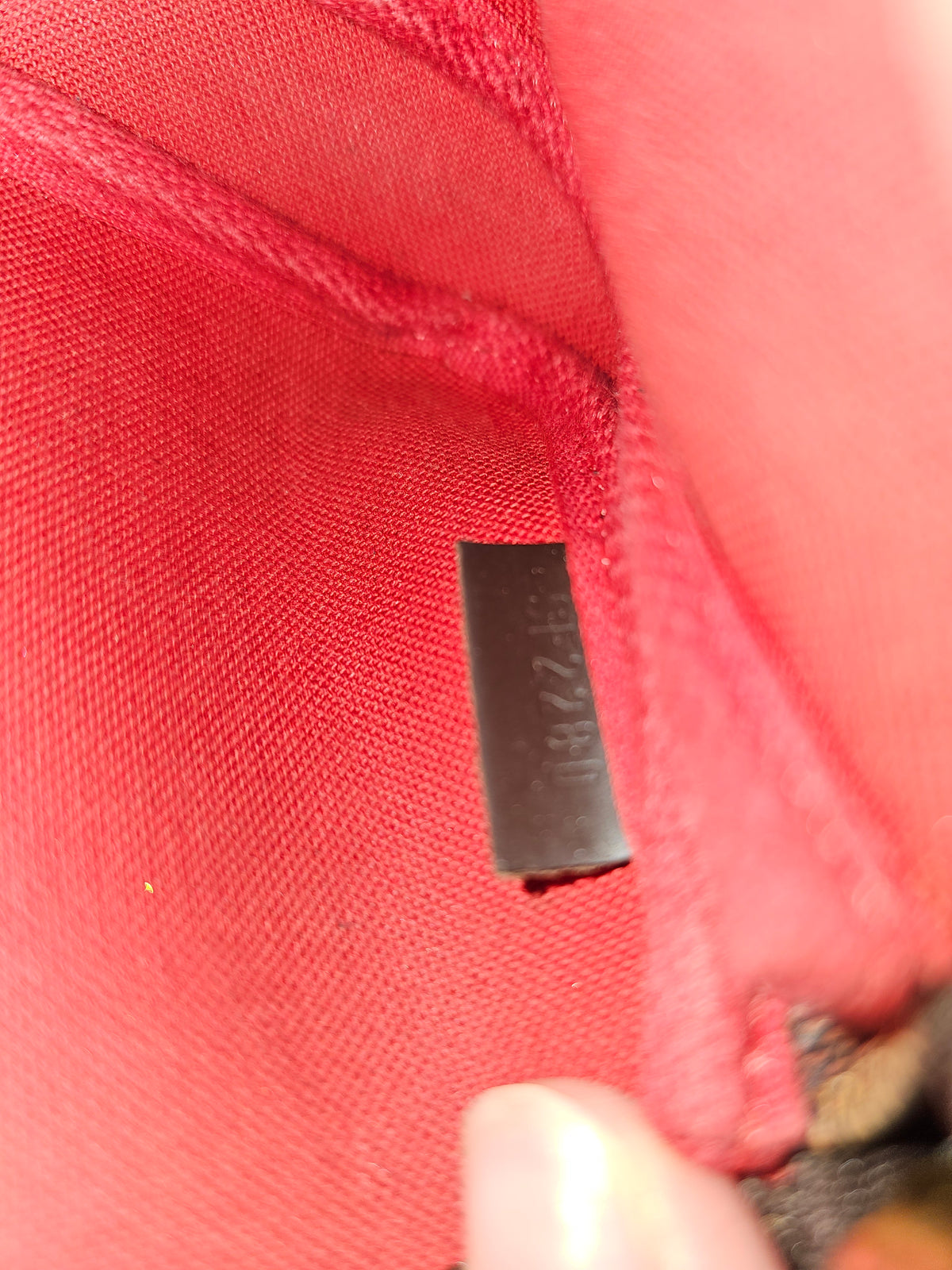 N58009 - Louis Vuitton mini pochette acc. Damier ebene.