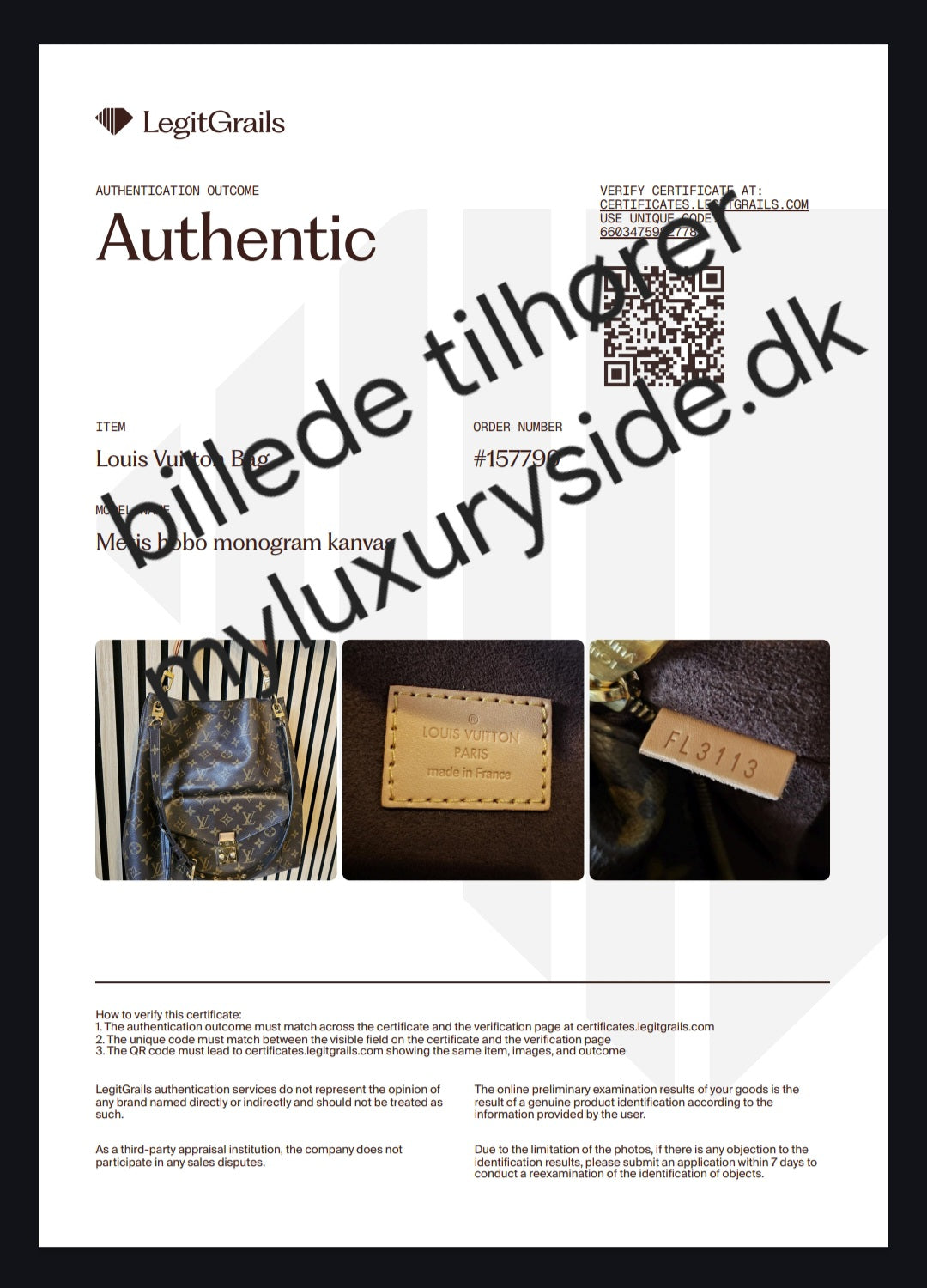 M40781 - Louis Vuitton Metis Hobo, monogram kanvas.