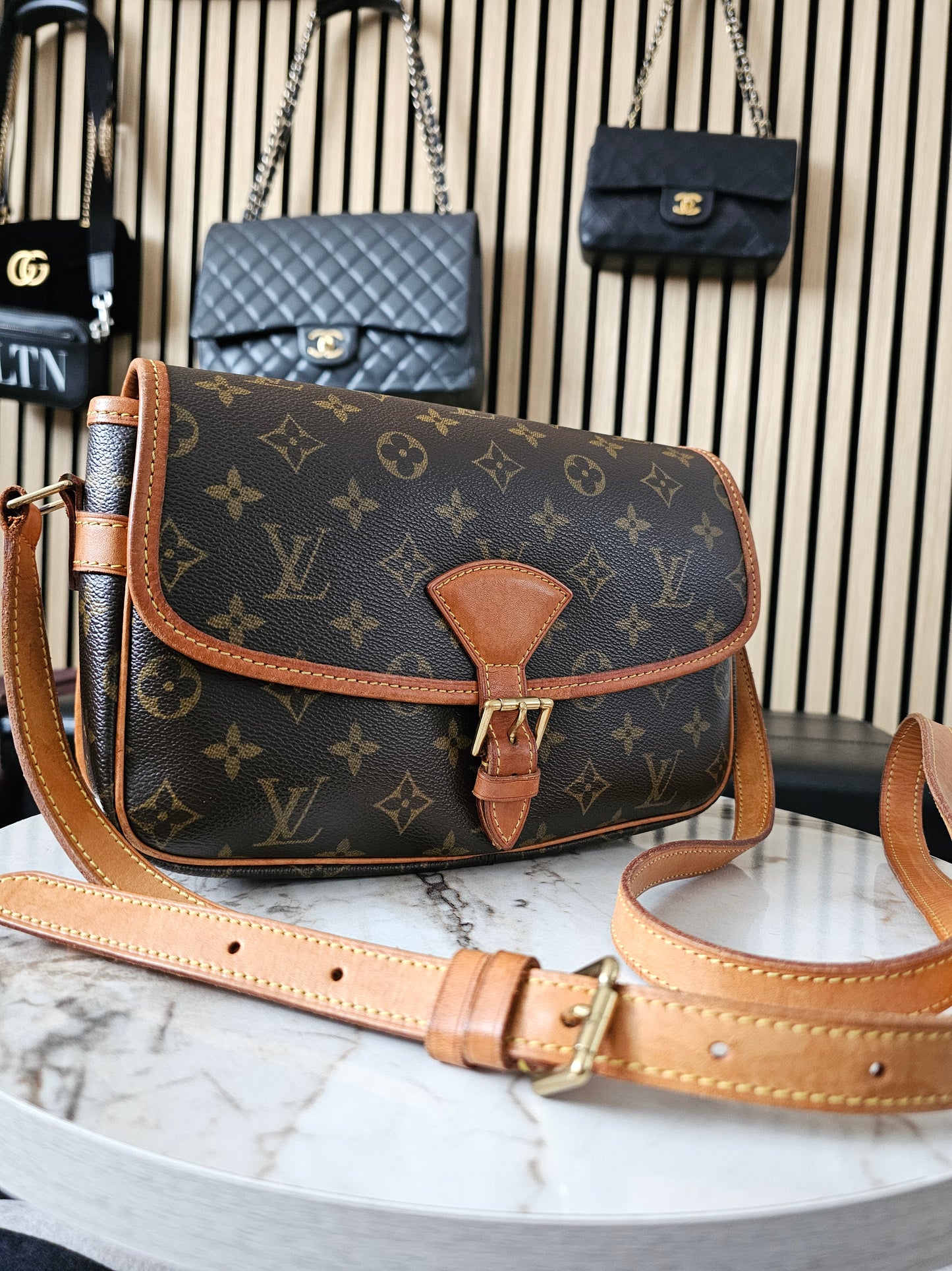 Louis Vuitton Sologne bag, MNG. Kanvas.