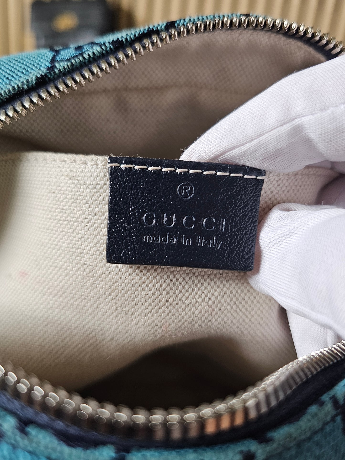 Gucci GG marmont bag - denim blue.