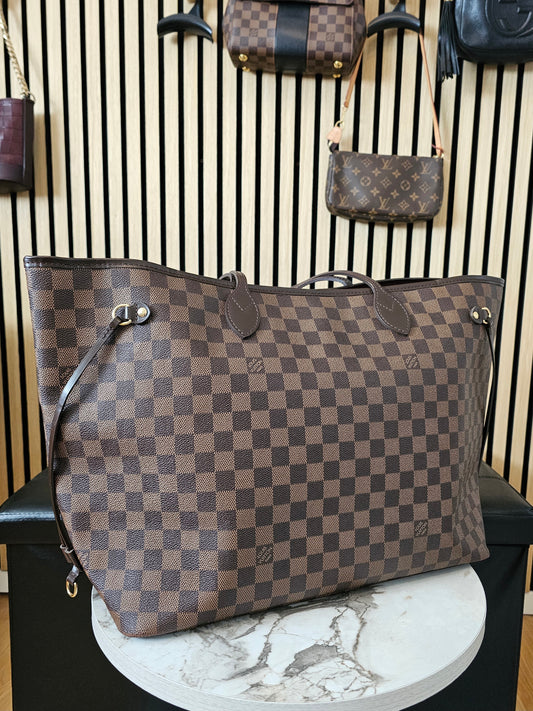 N51106 - Louis Vuitton Neverfull GM, damier ebene.