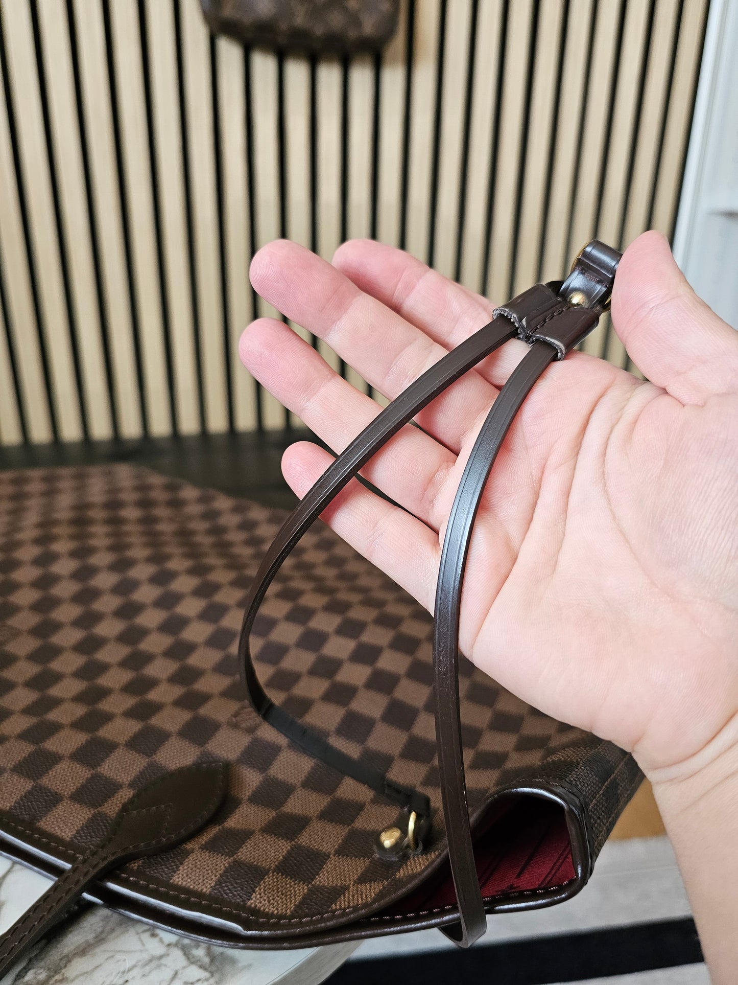 N51106 - Louis Vuitton Neverfull GM, damier ebene.
