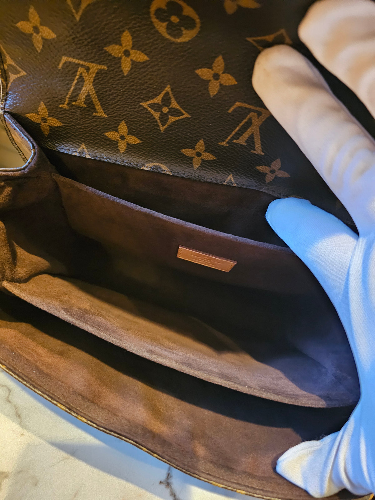 M44875 - Louis Vuitton bag, pochette Métis, monogram kanvas.