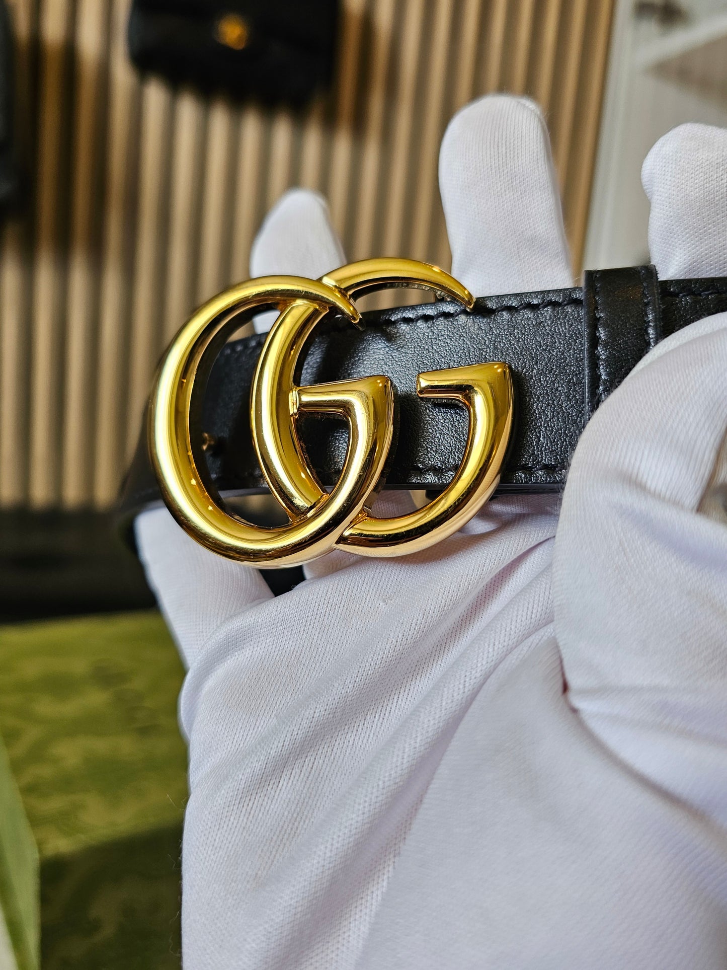 Gucci - GG Marmont thin belt - 75. 414516.