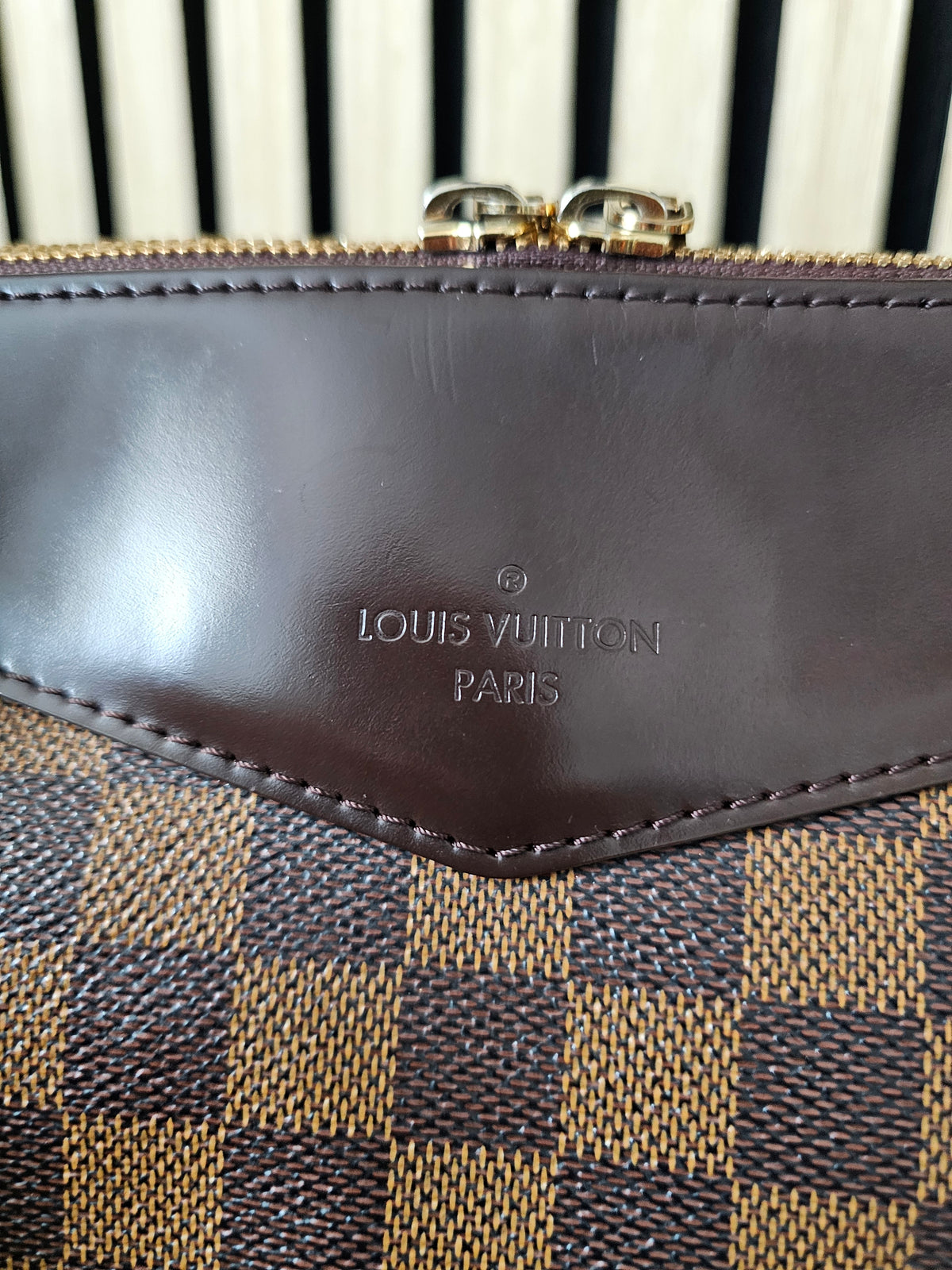 Louis Vuitton bag, westminister, damier ebene.