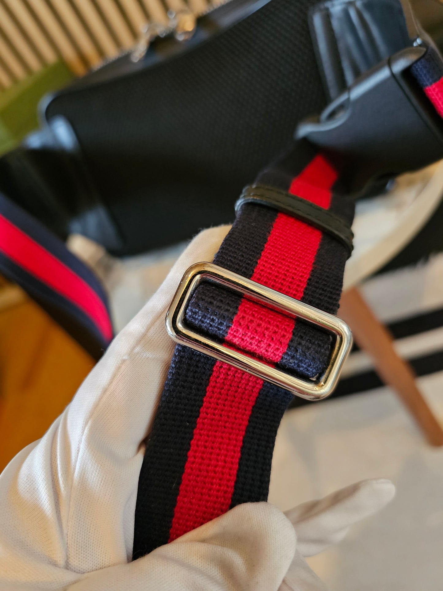 474293 - Gucci beltbag black GG supreme.