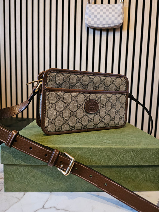 658572 - Gucci mini bag, GG supreme, canvas.