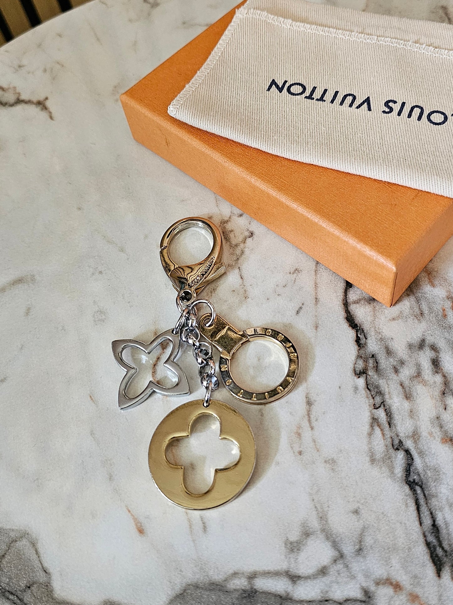 Louis Vuitton bag charm/keychain.