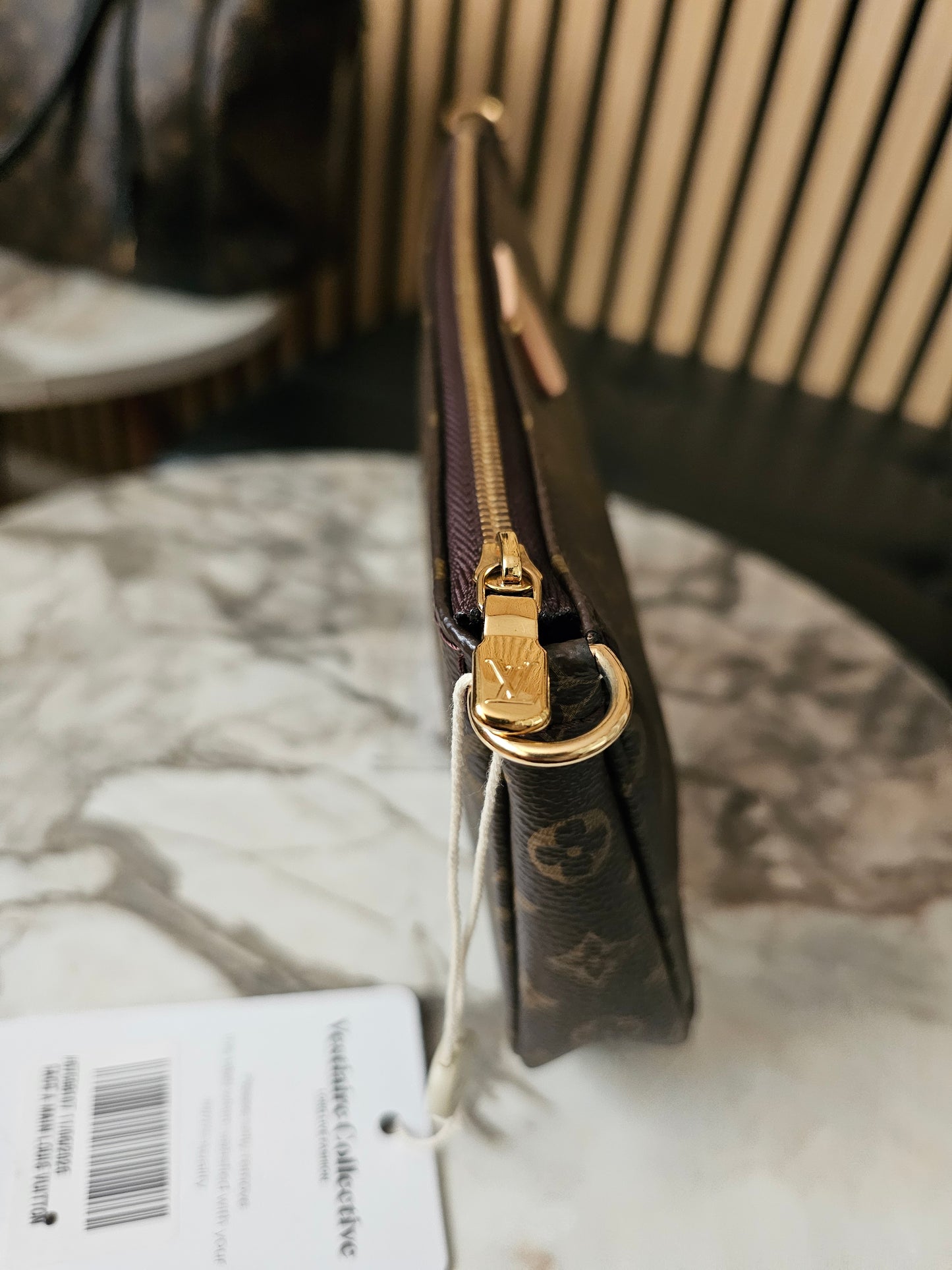 Louis Vuitton pochette accesories, monogram kanvas.