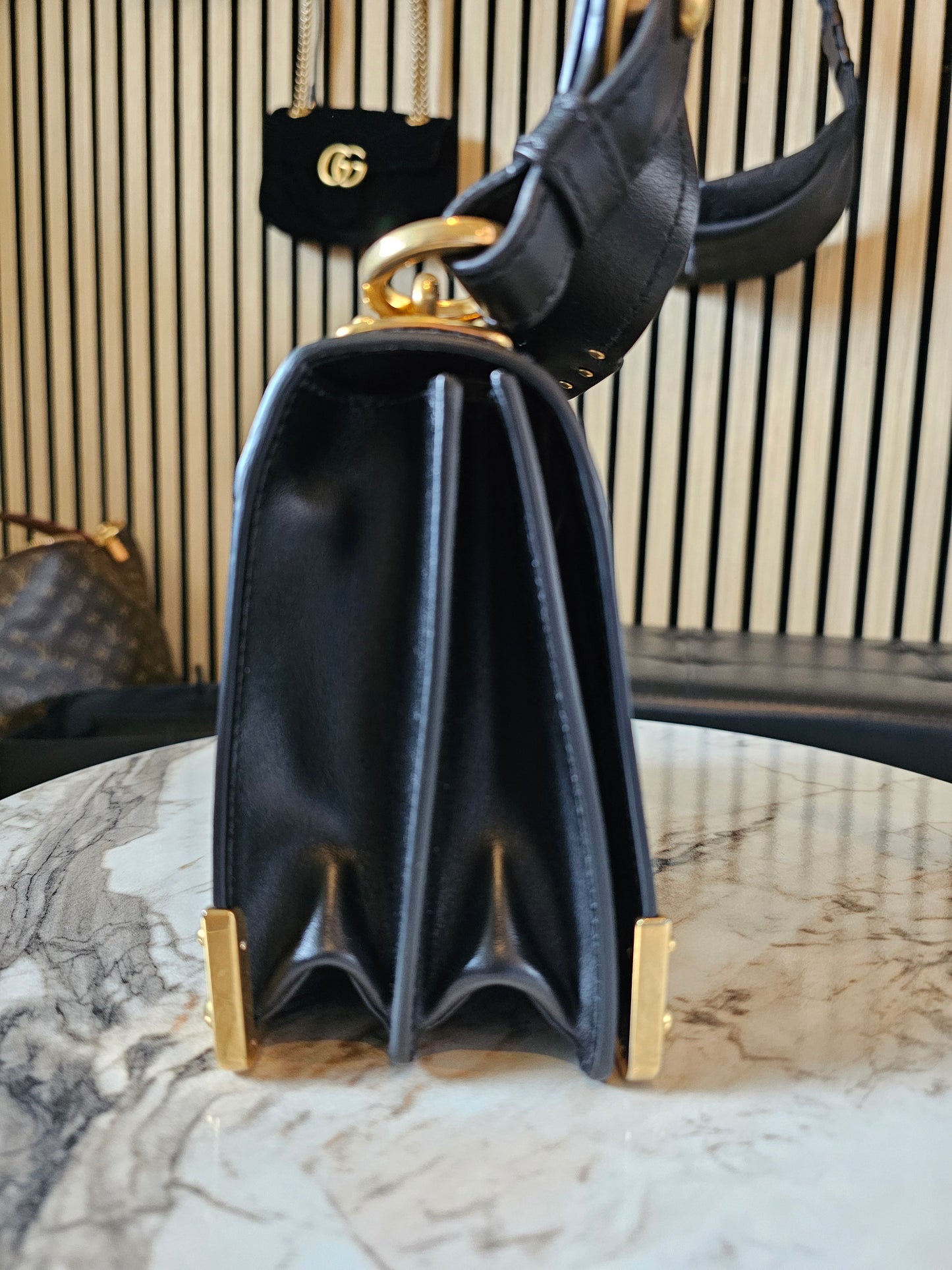 Prada cahier bag - black GHW.