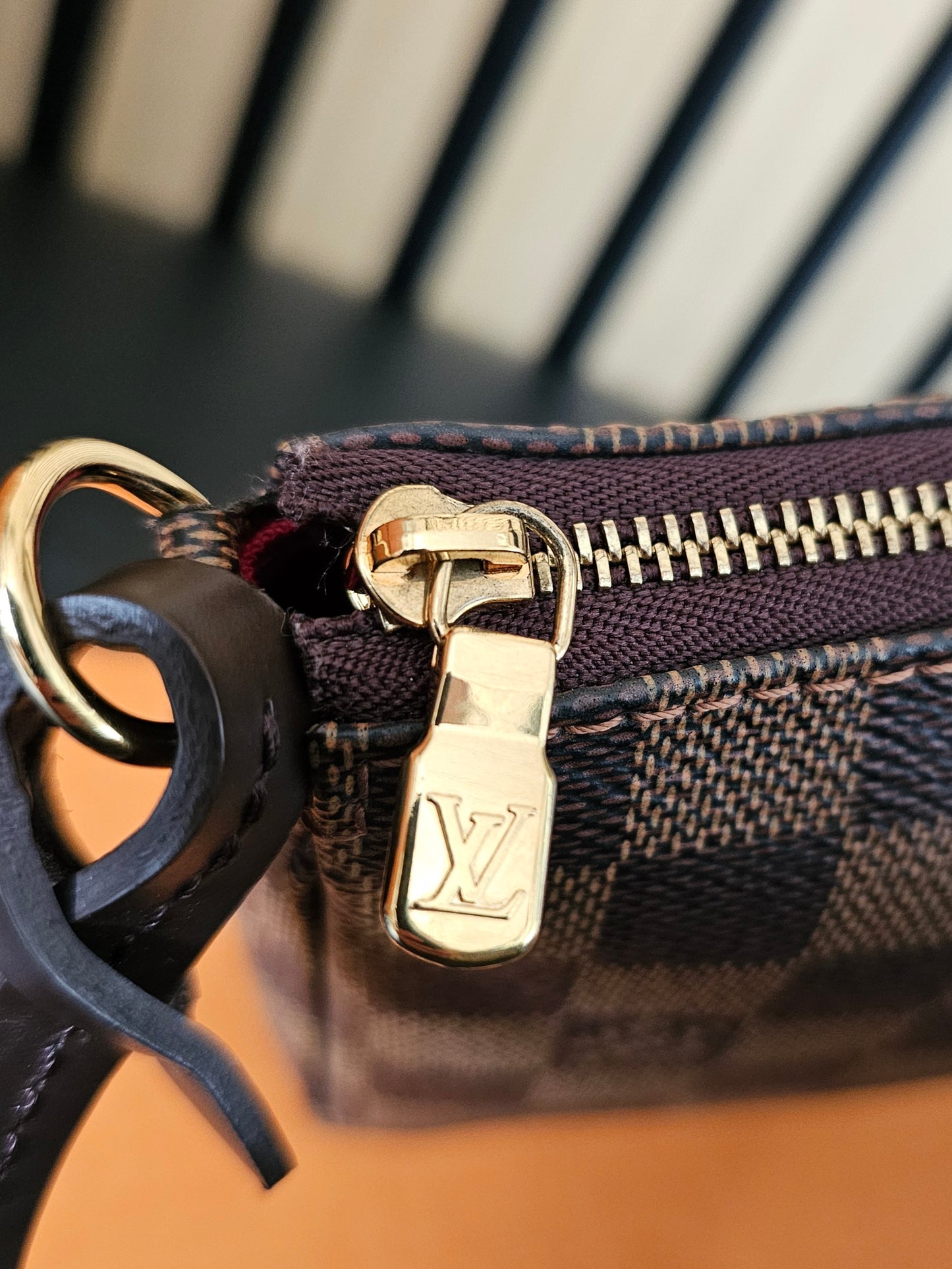 N41206 - Louis Vuitton pochette accesories, NM. Damier ebene.