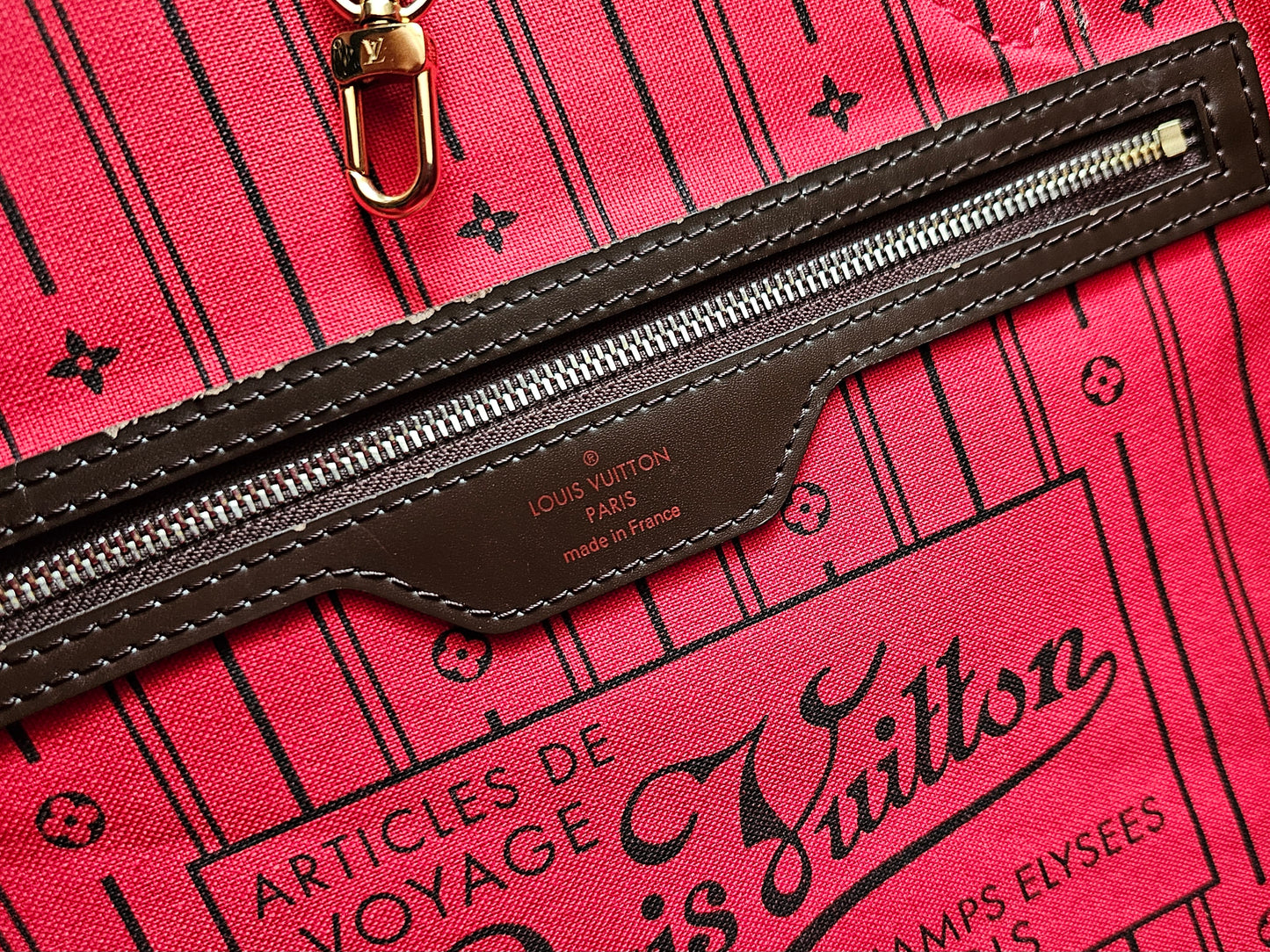 N51106 - Louis Vuitton Neverfull GM, damier ebene.